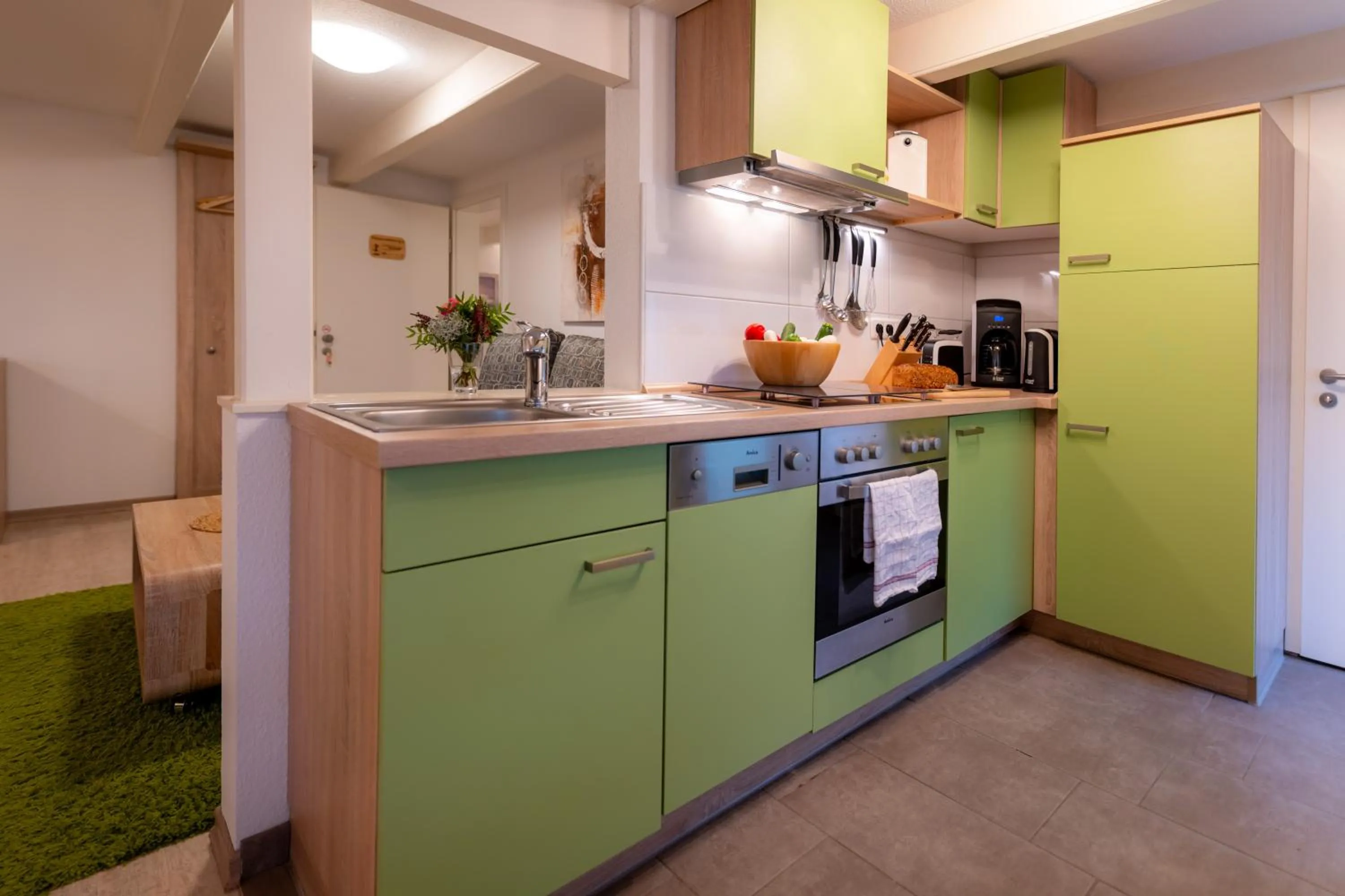 Kitchen or kitchenette in Alpaka - & Ferienhof Neukämper