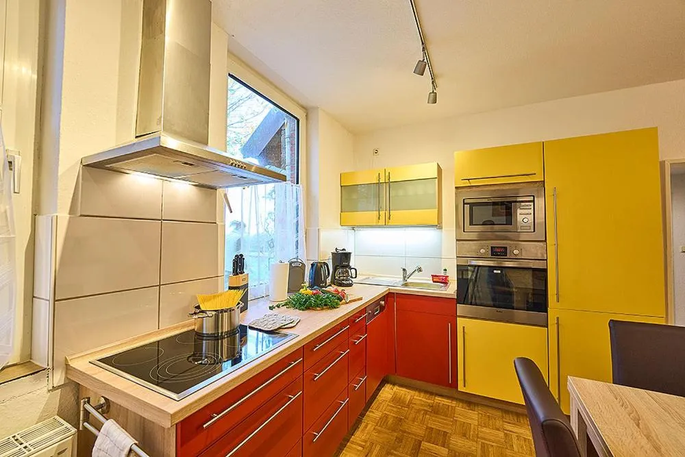 Kitchen or kitchenette in Alpaka - & Ferienhof Neukämper