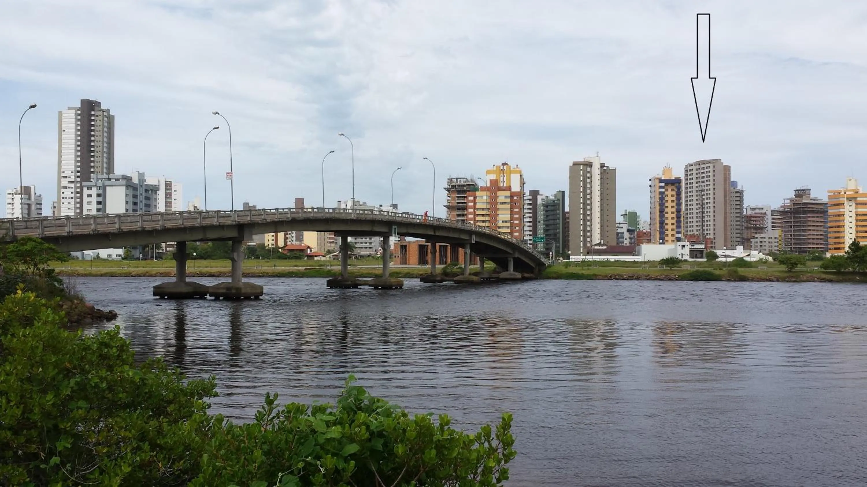 Property building in Apartamento no 20 piso com 90m2 e linda vista