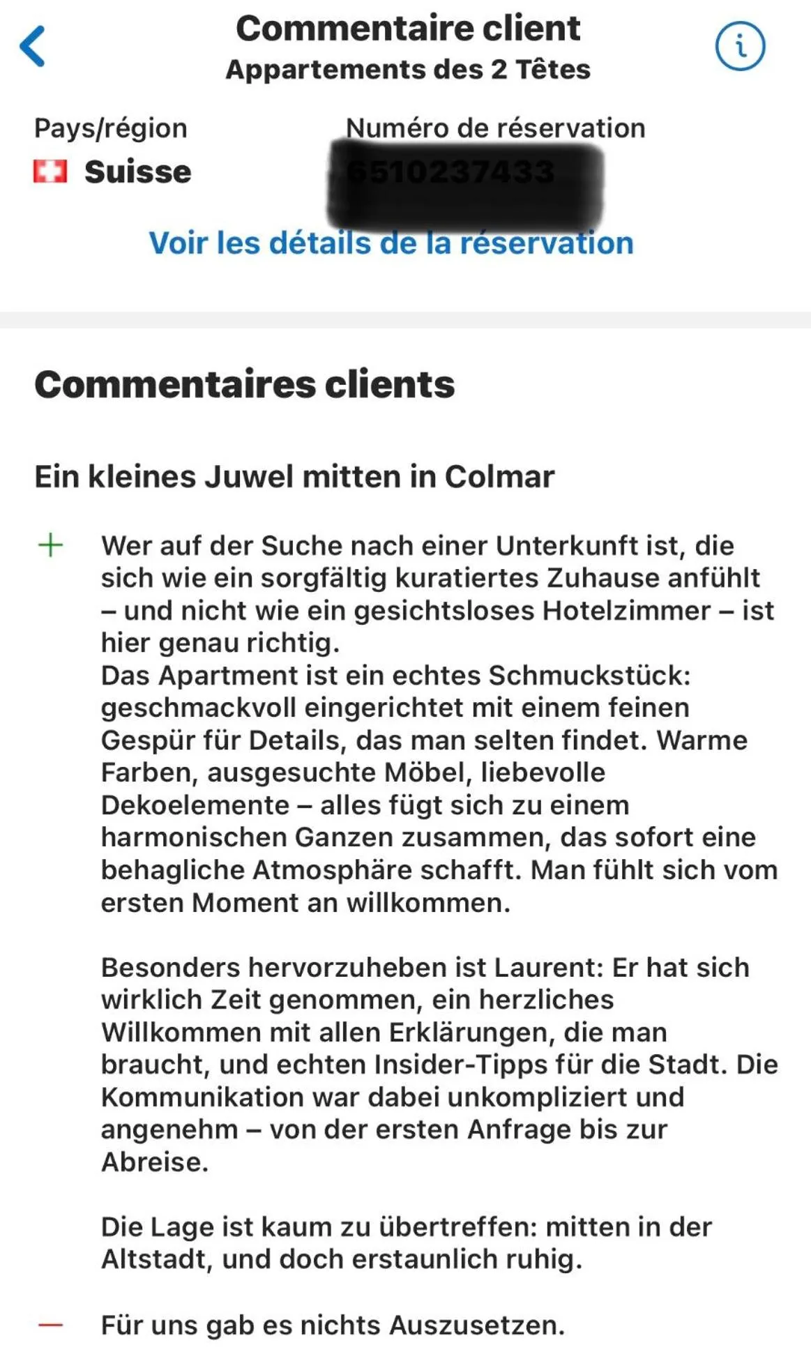 Appartements des 2 Têtes