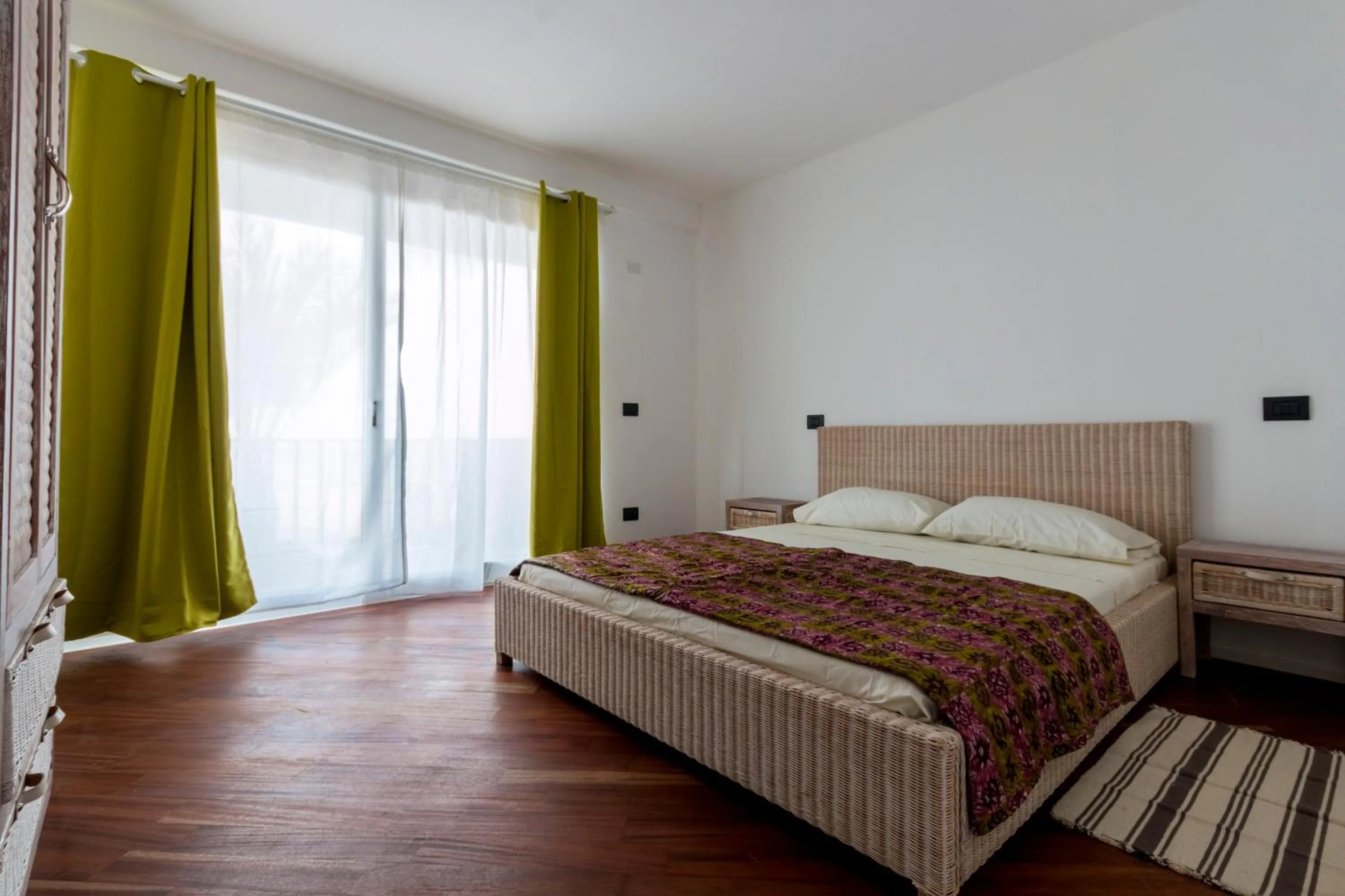 Balcony/Terrace, Bed in Villa ao Mar