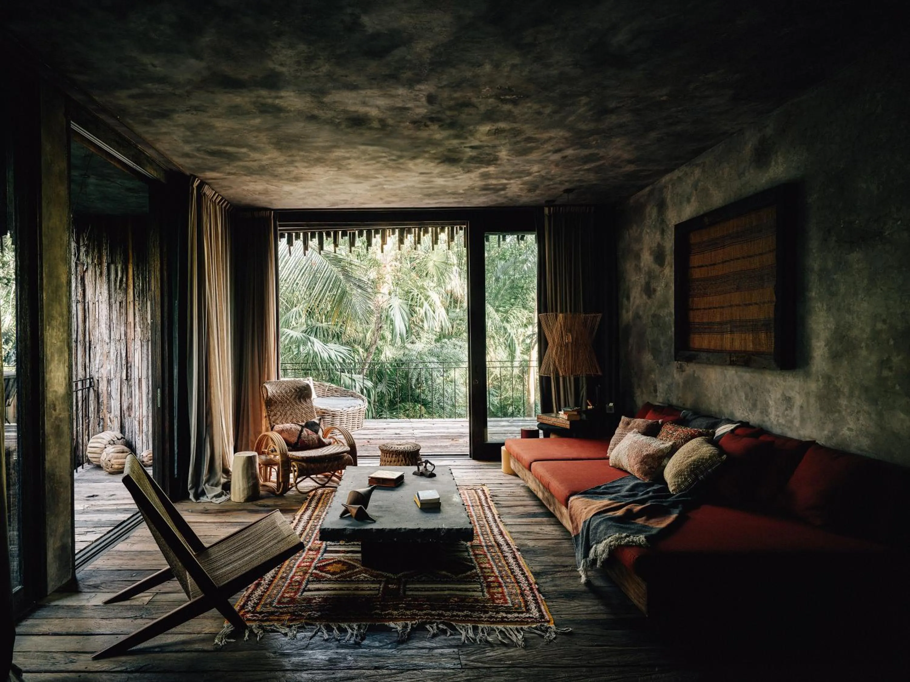 Living room in Nômade Temple Tulum