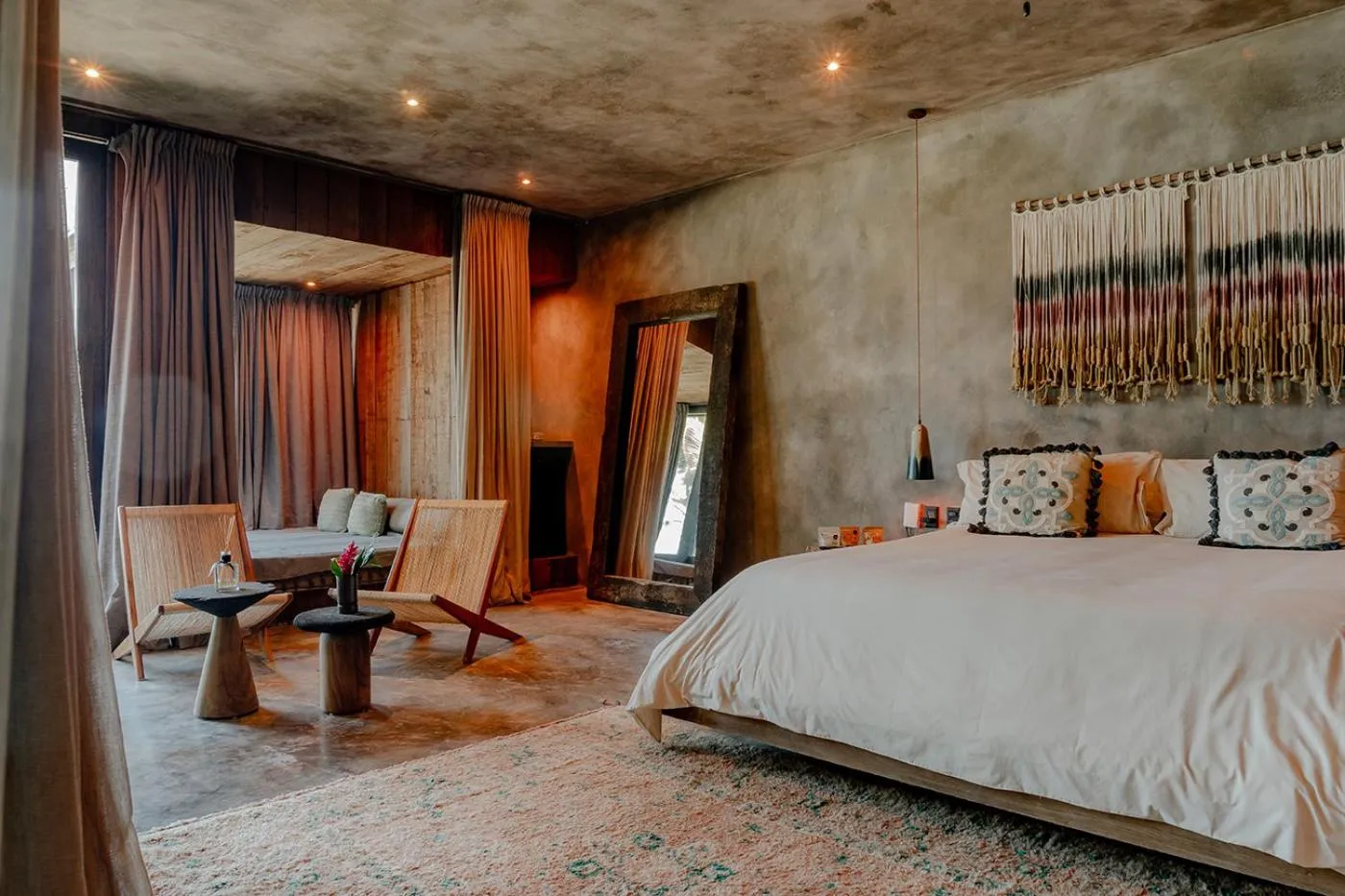 Bed in Nômade Temple Tulum