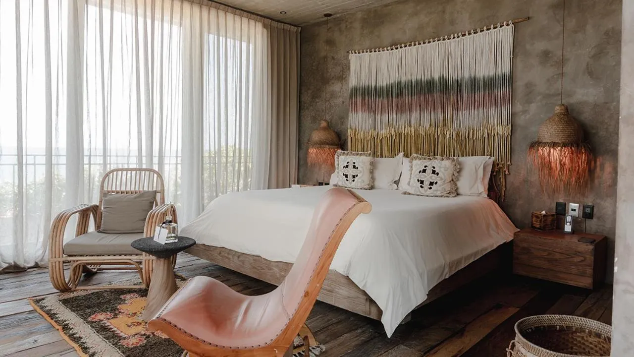 Bed in Nômade Temple Tulum