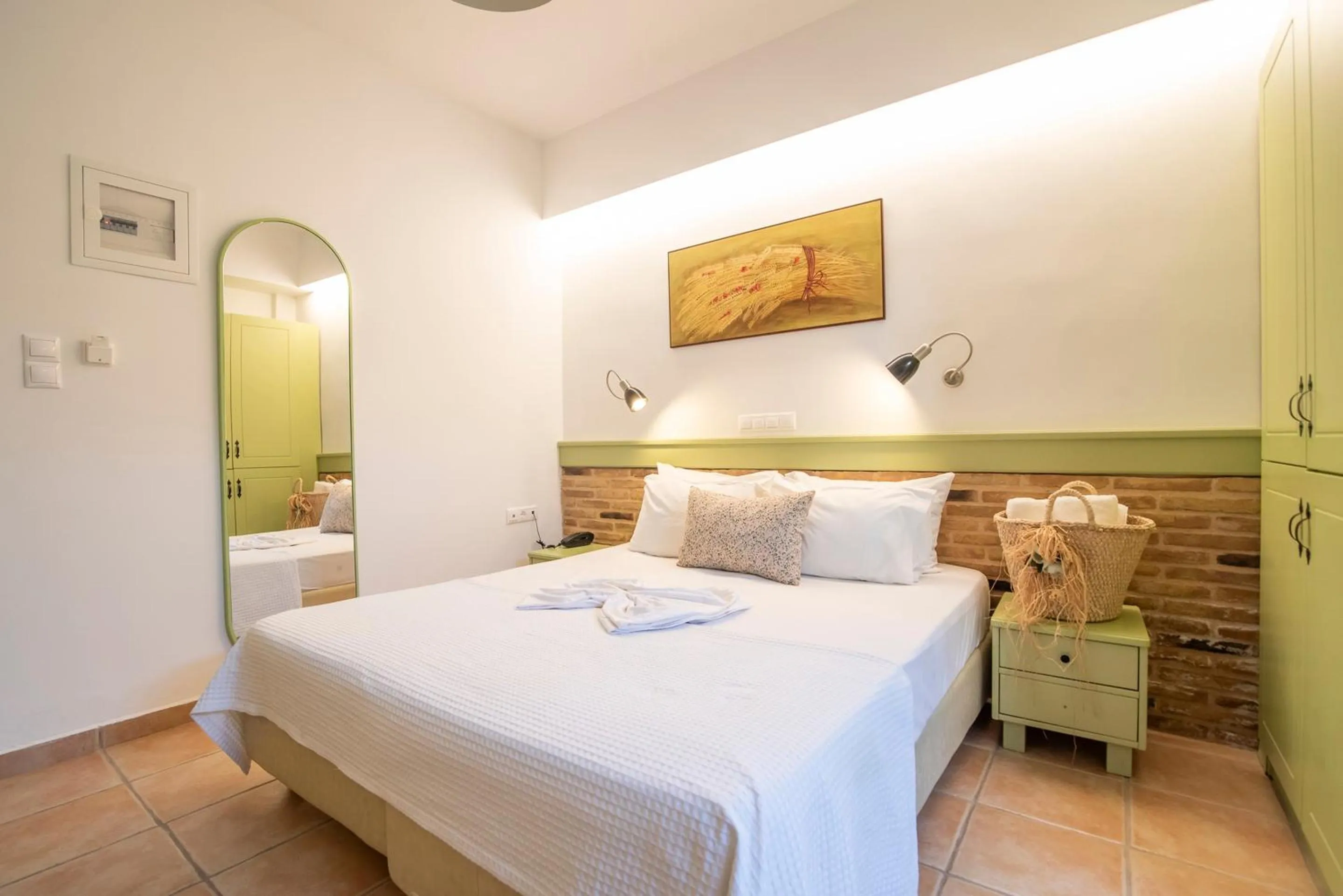 Bed in Saronis Hotel Agistri - Adults Only