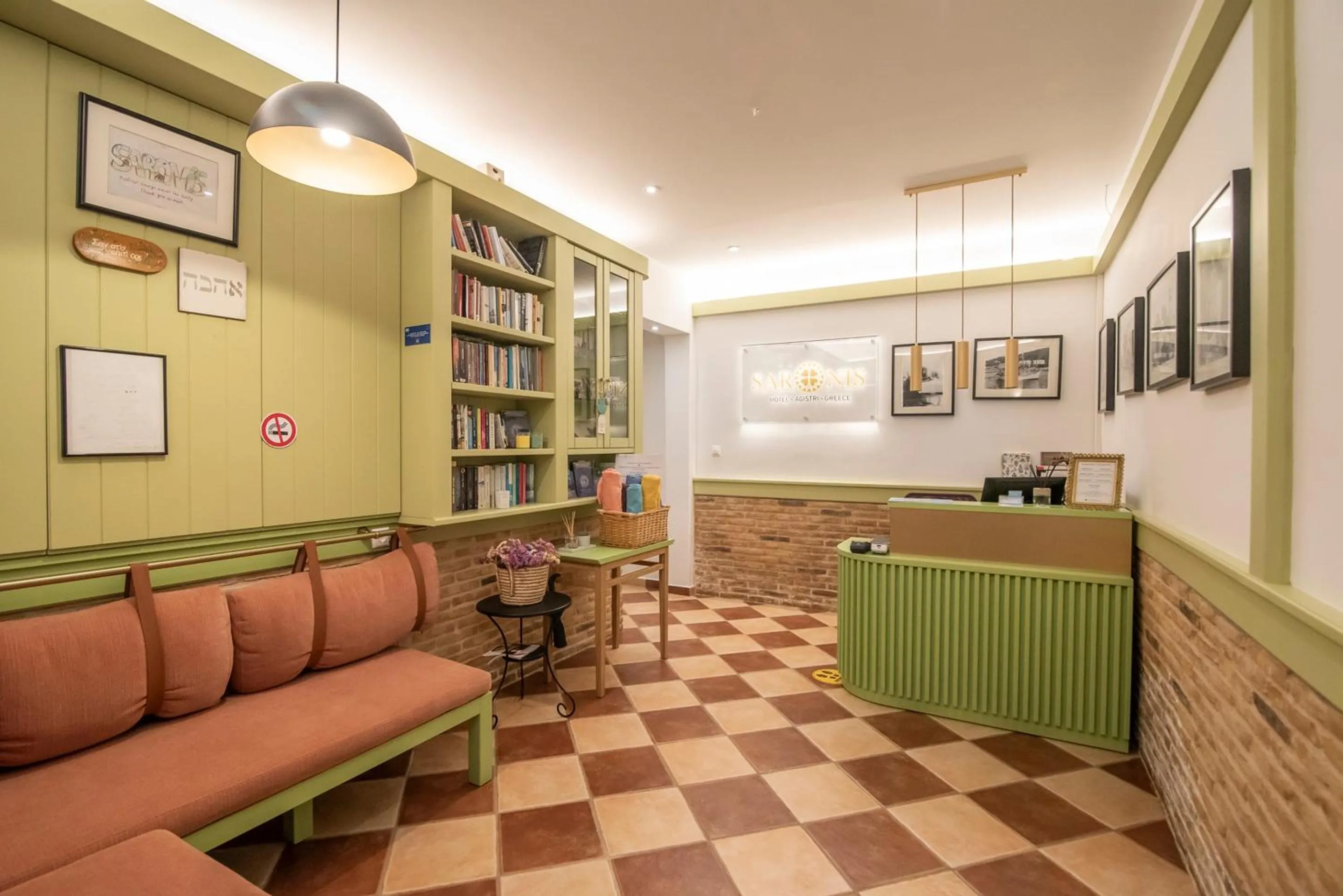 Lobby or reception in Saronis Hotel Agistri - Adults Only