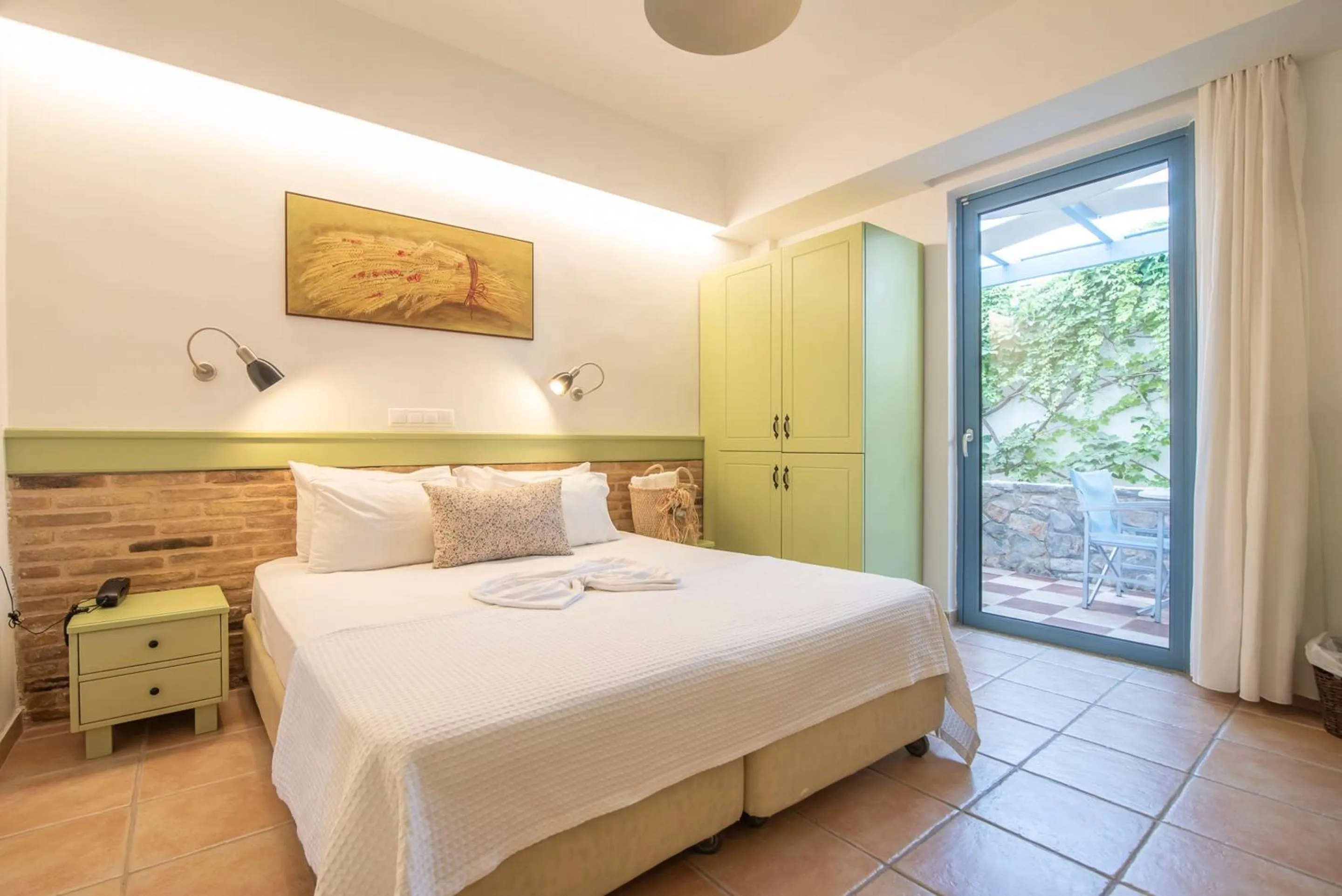 Bed in Saronis Hotel Agistri - Adults Only