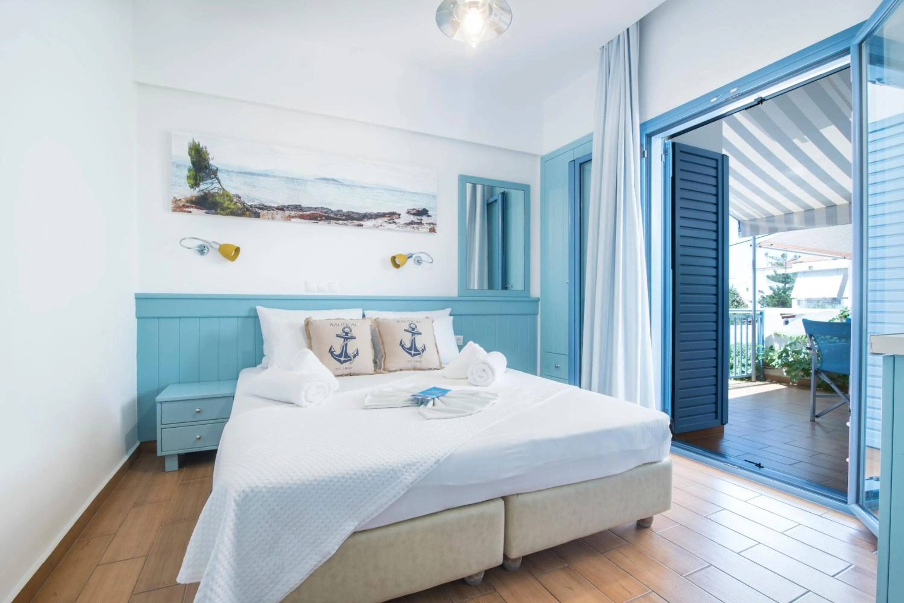 Bed in Saronis Hotel Agistri - Adults Only