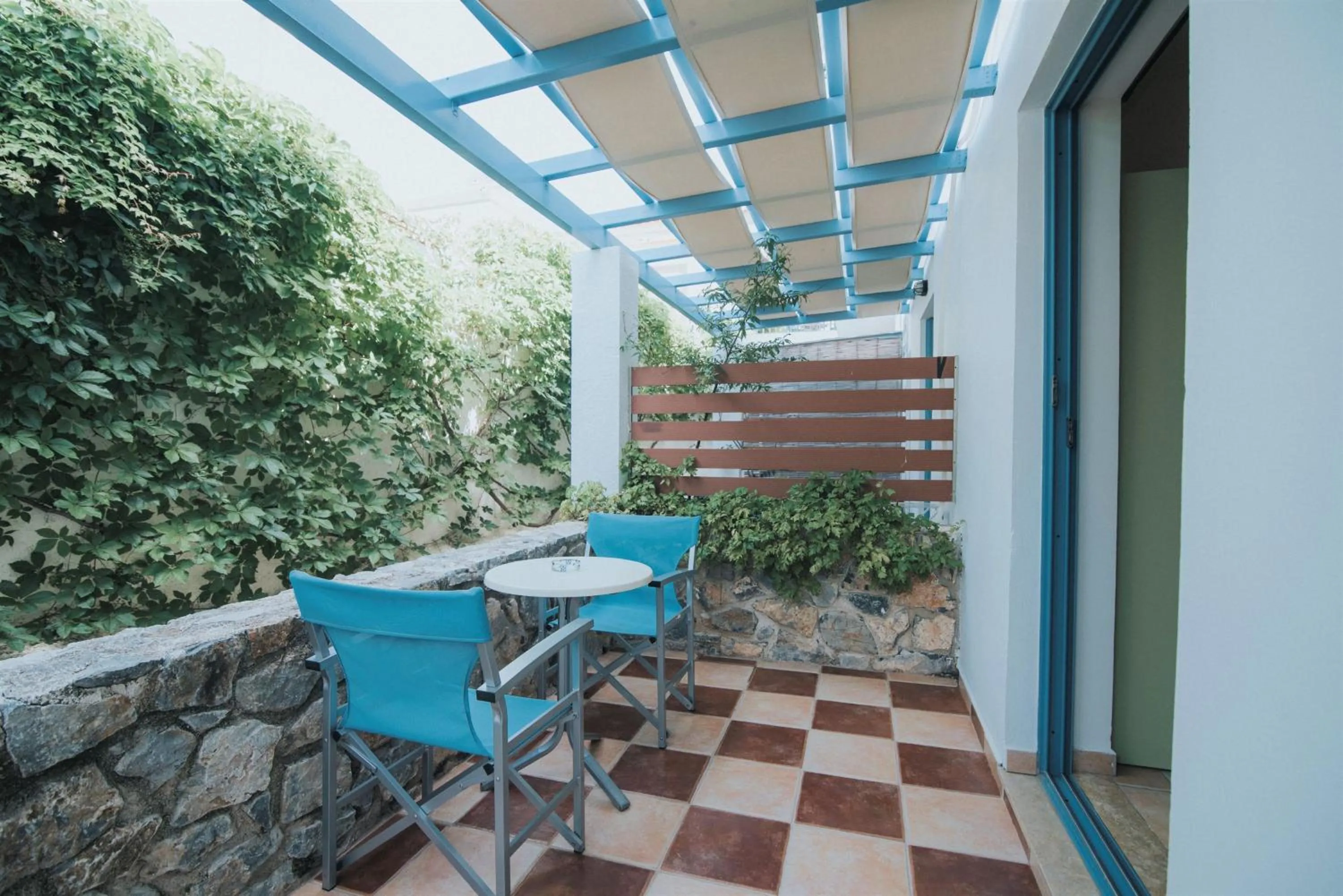 Balcony/Terrace in Saronis Hotel Agistri - Adults Only