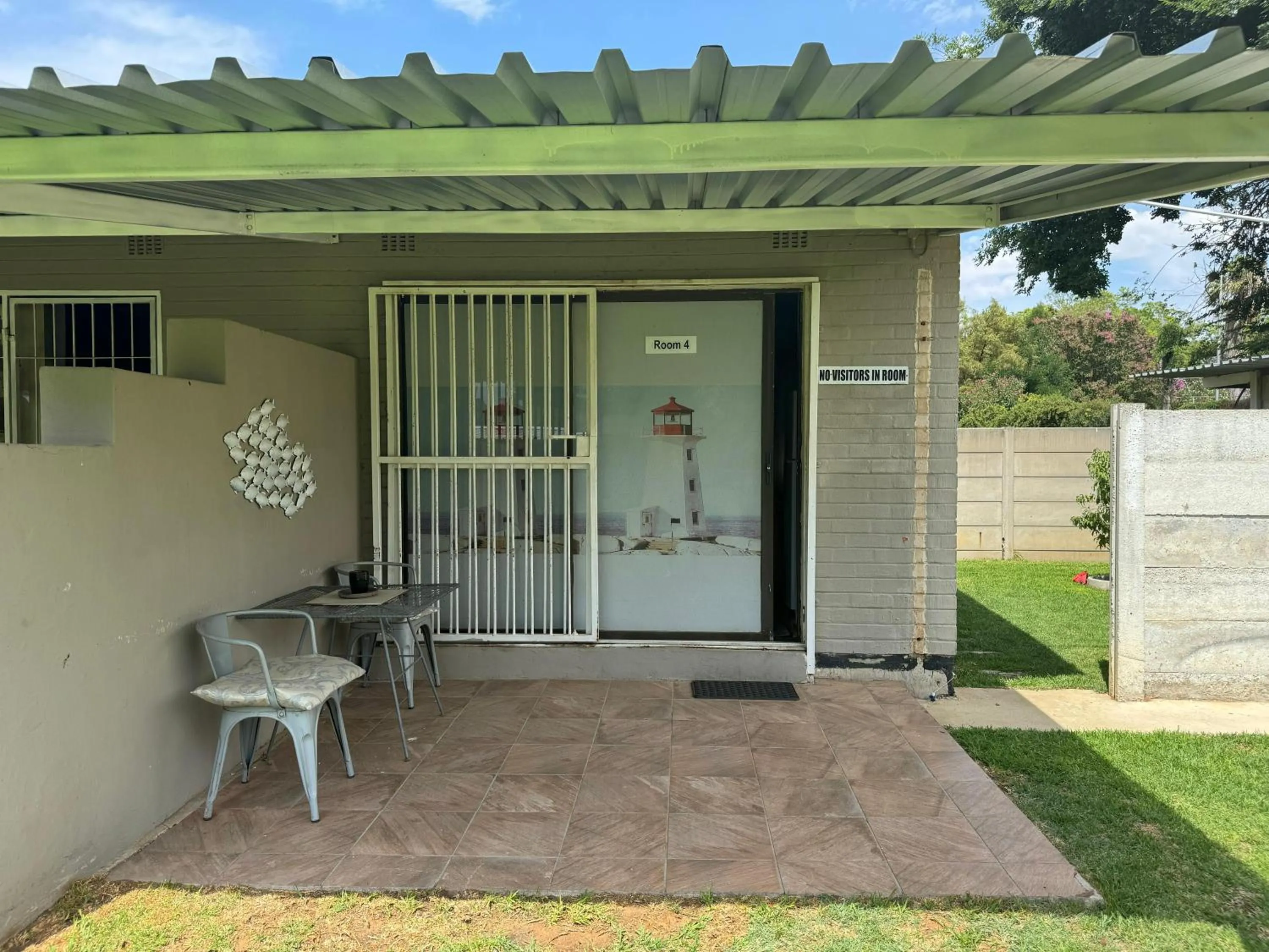 Patio in The Lighthouse Guesthouse