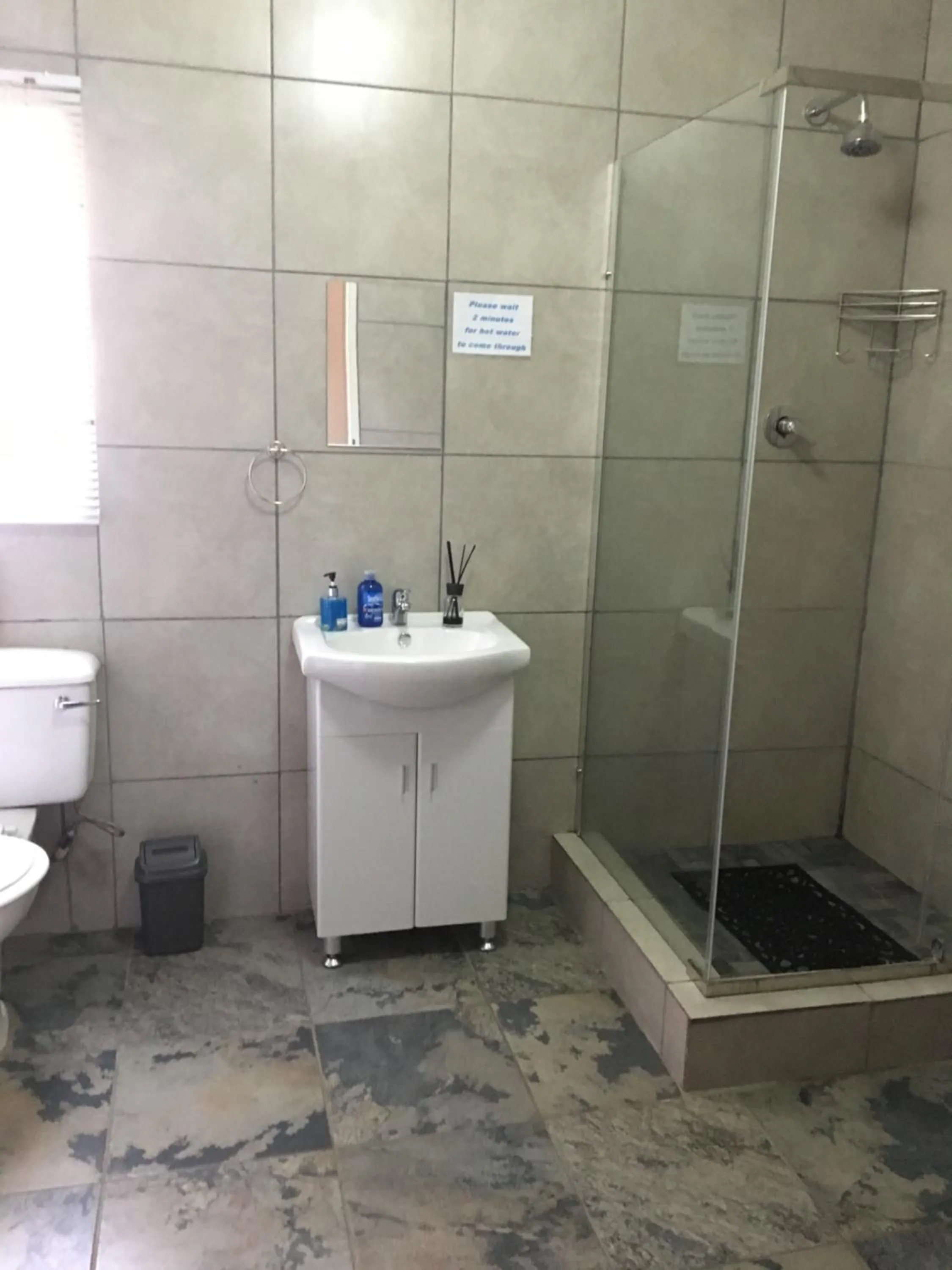 Shower in The Lighthouse Guesthouse