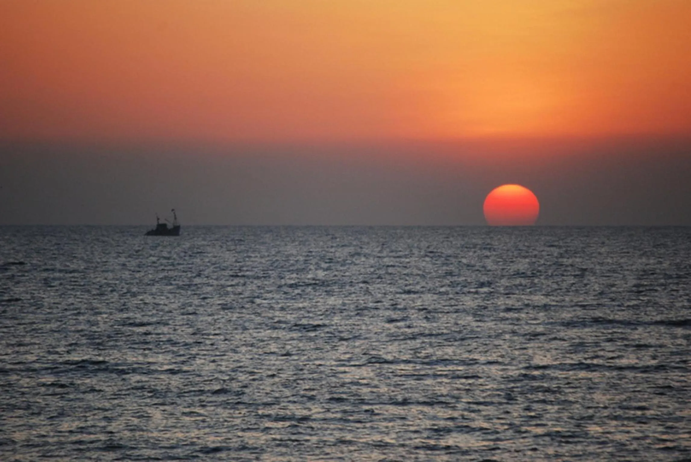 Sunset in Blue Lagoon Resort Goa