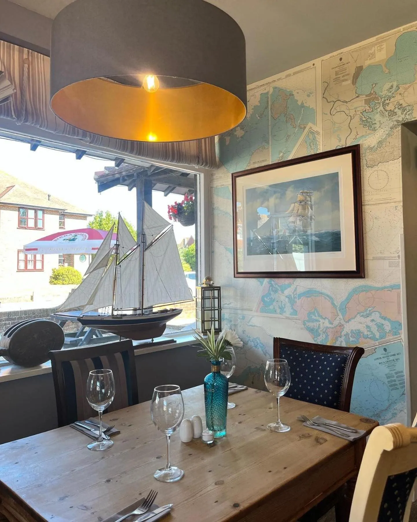 Dining area in The Birdham Hotel & Restaurant