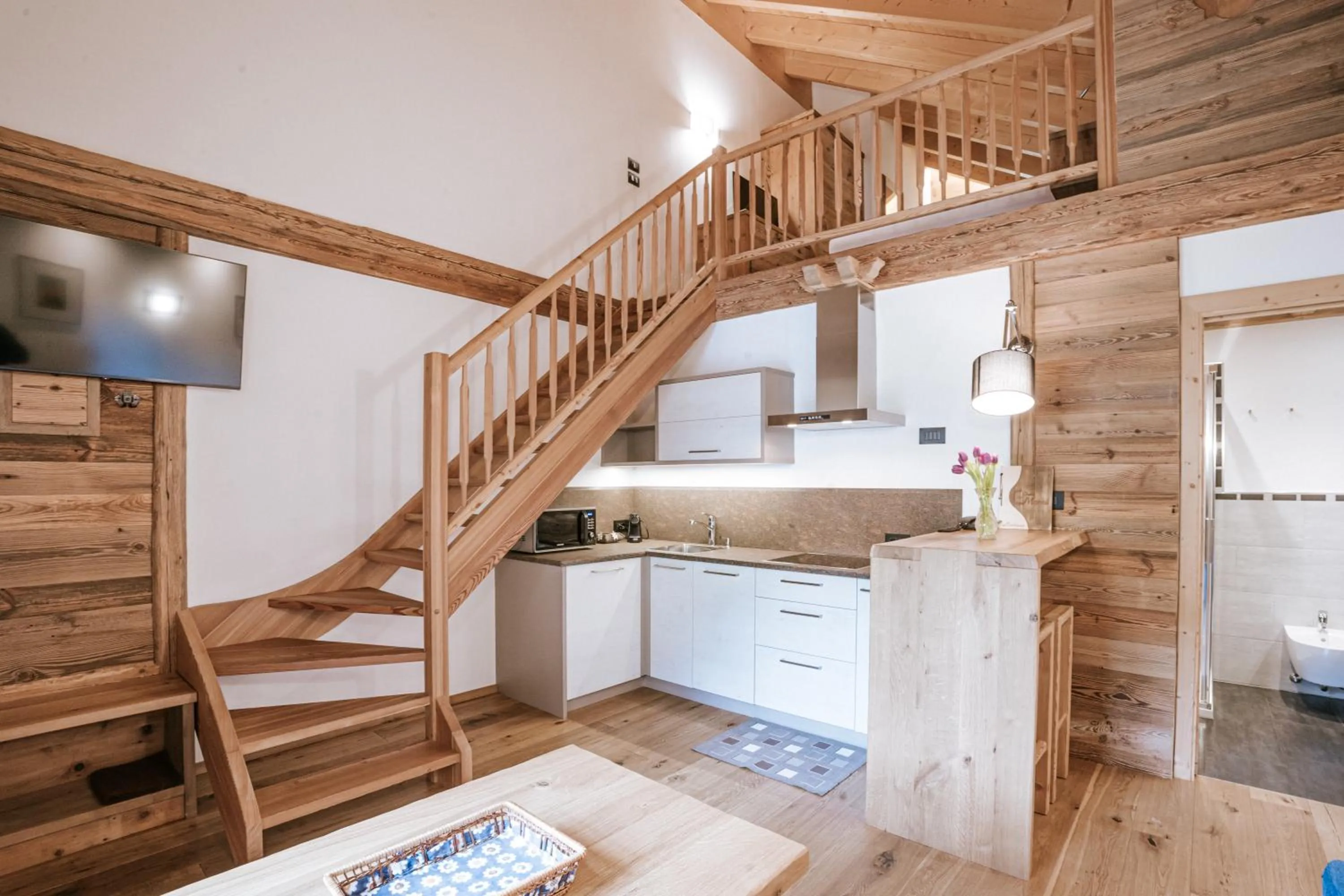 Kitchen or kitchenette in Chalet Mornà