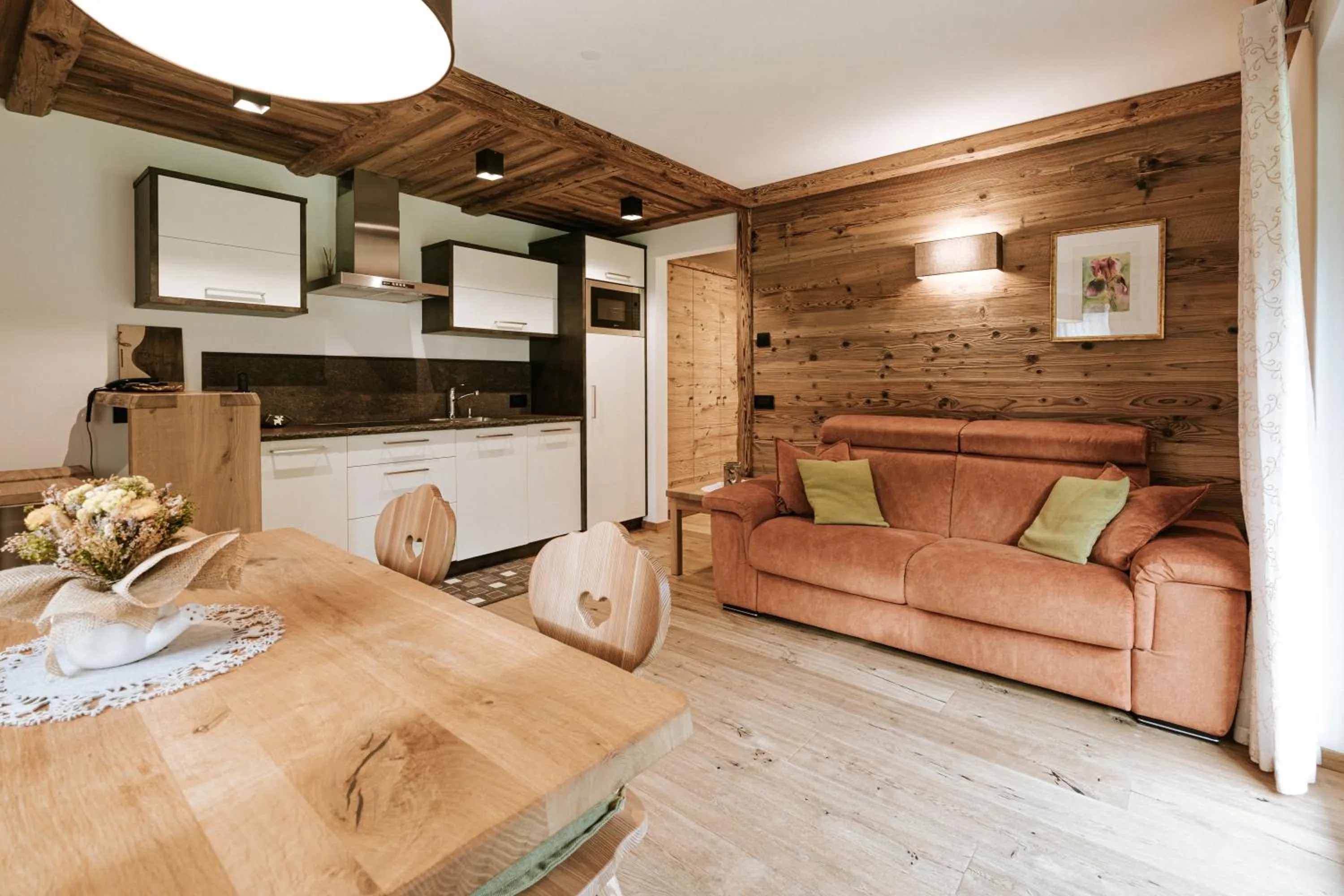 Living room in Chalet Mornà