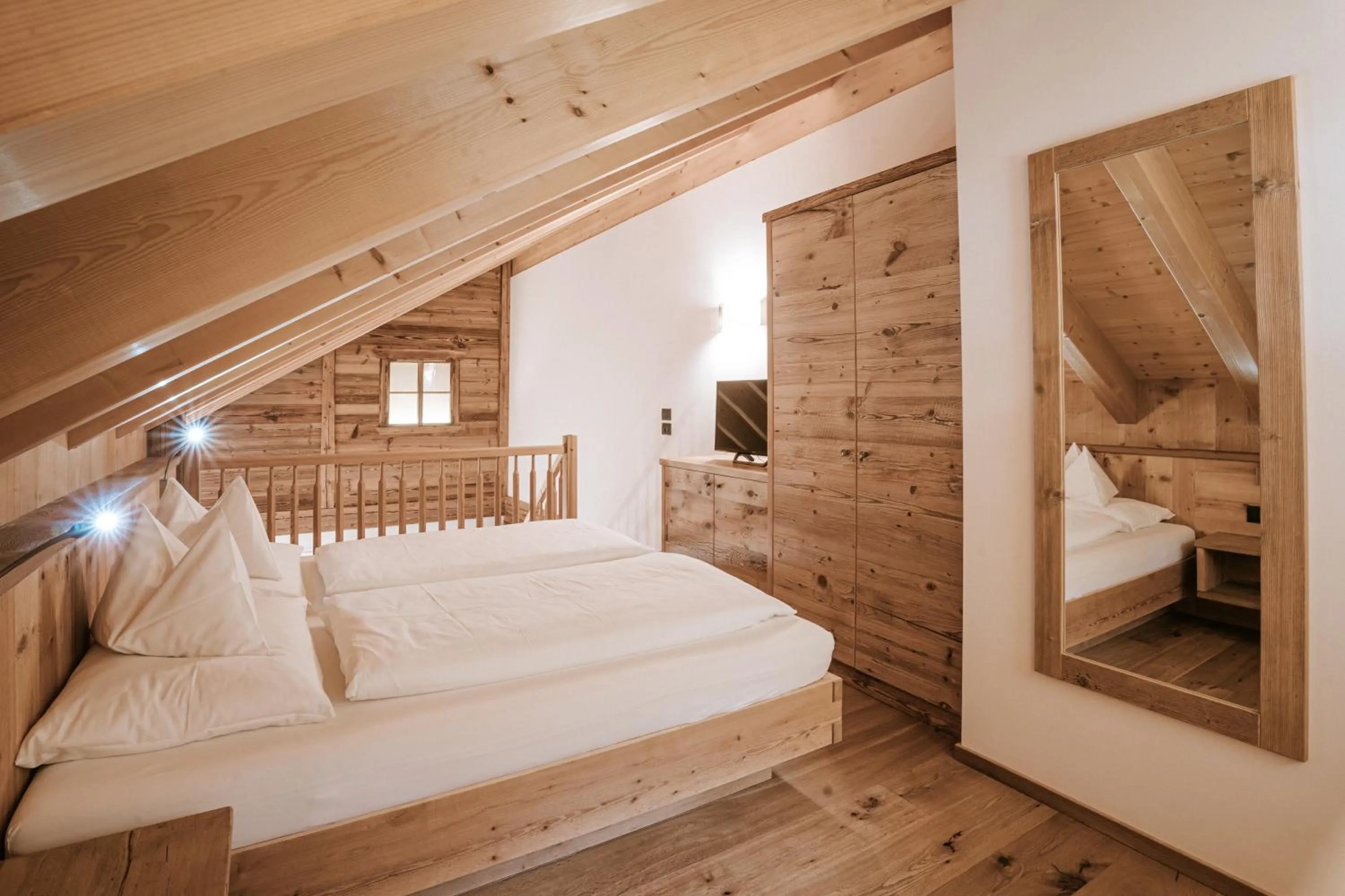 Bed in Chalet Mornà