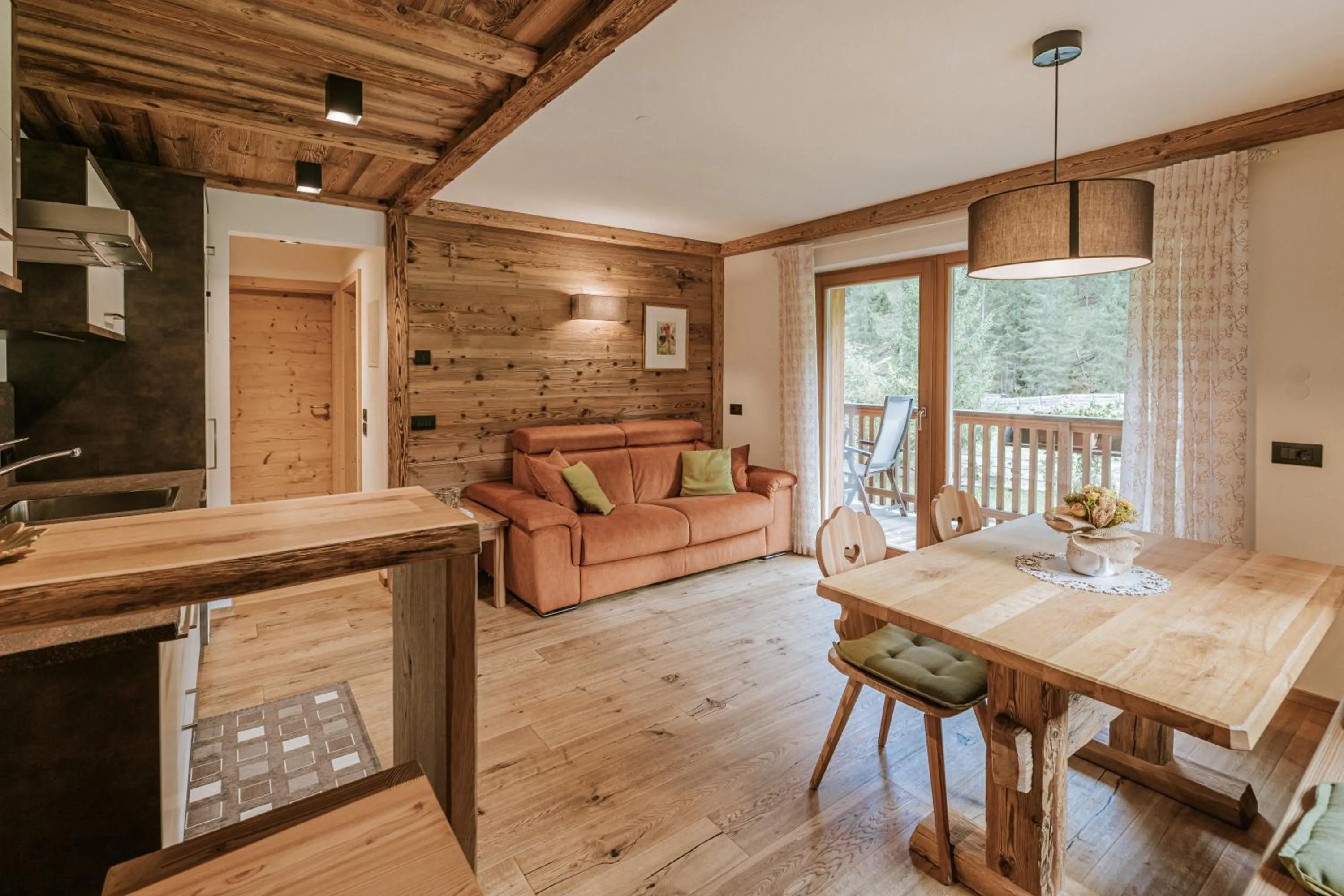 Living room in Chalet Mornà