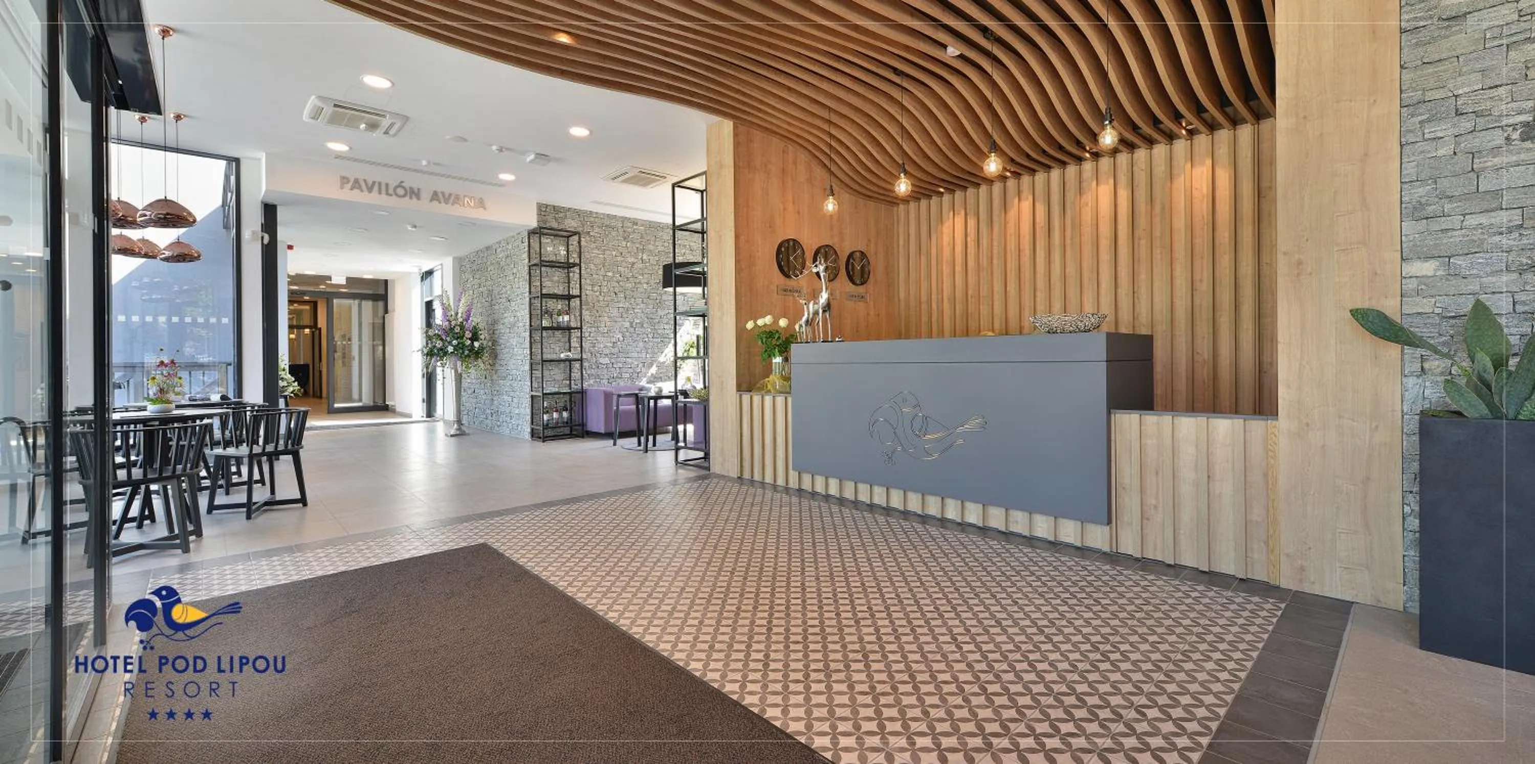 Lobby or reception in Hotel pod Lipou RESORT
