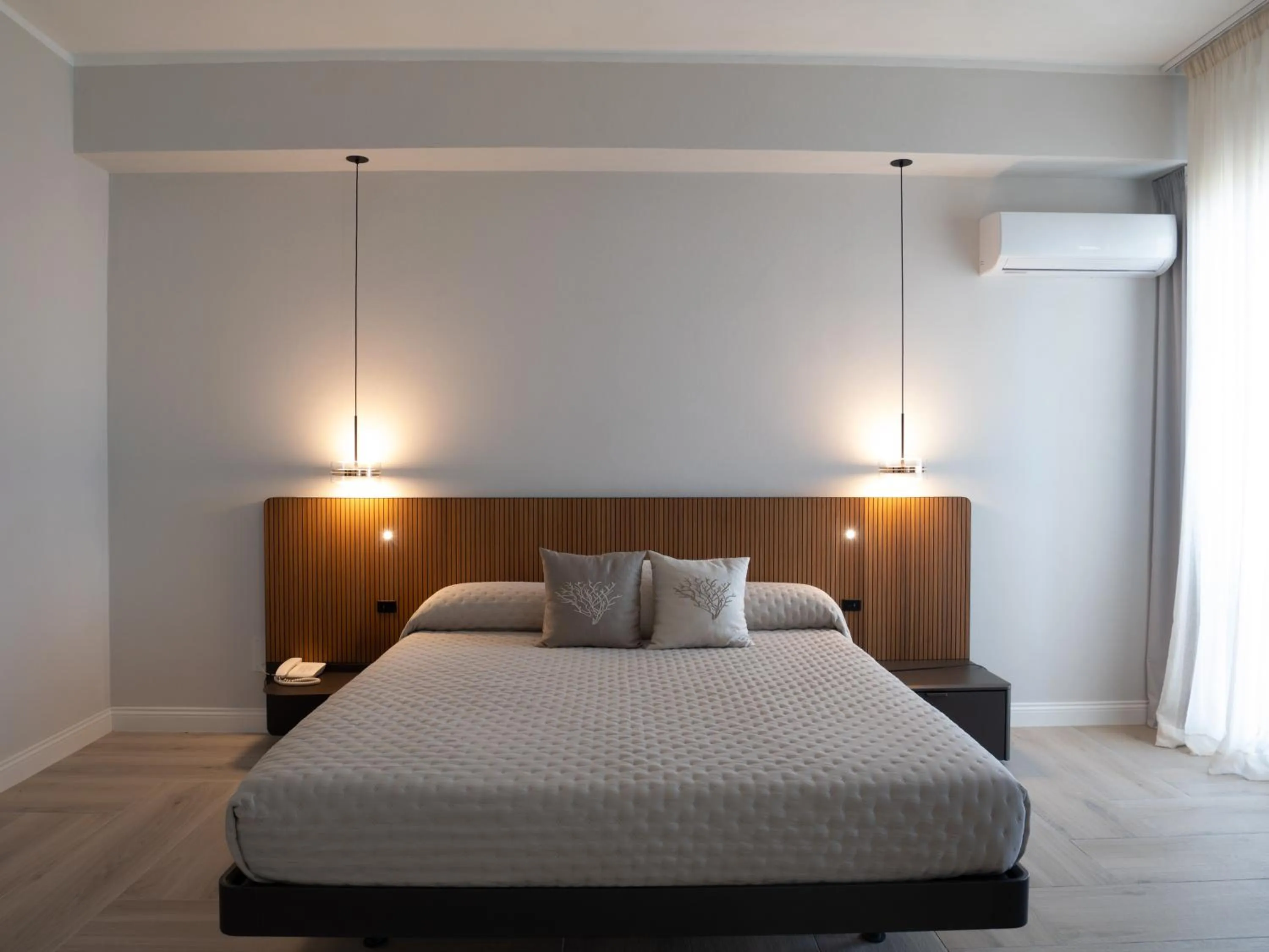 Bed in Hotel Tonnara Trabia