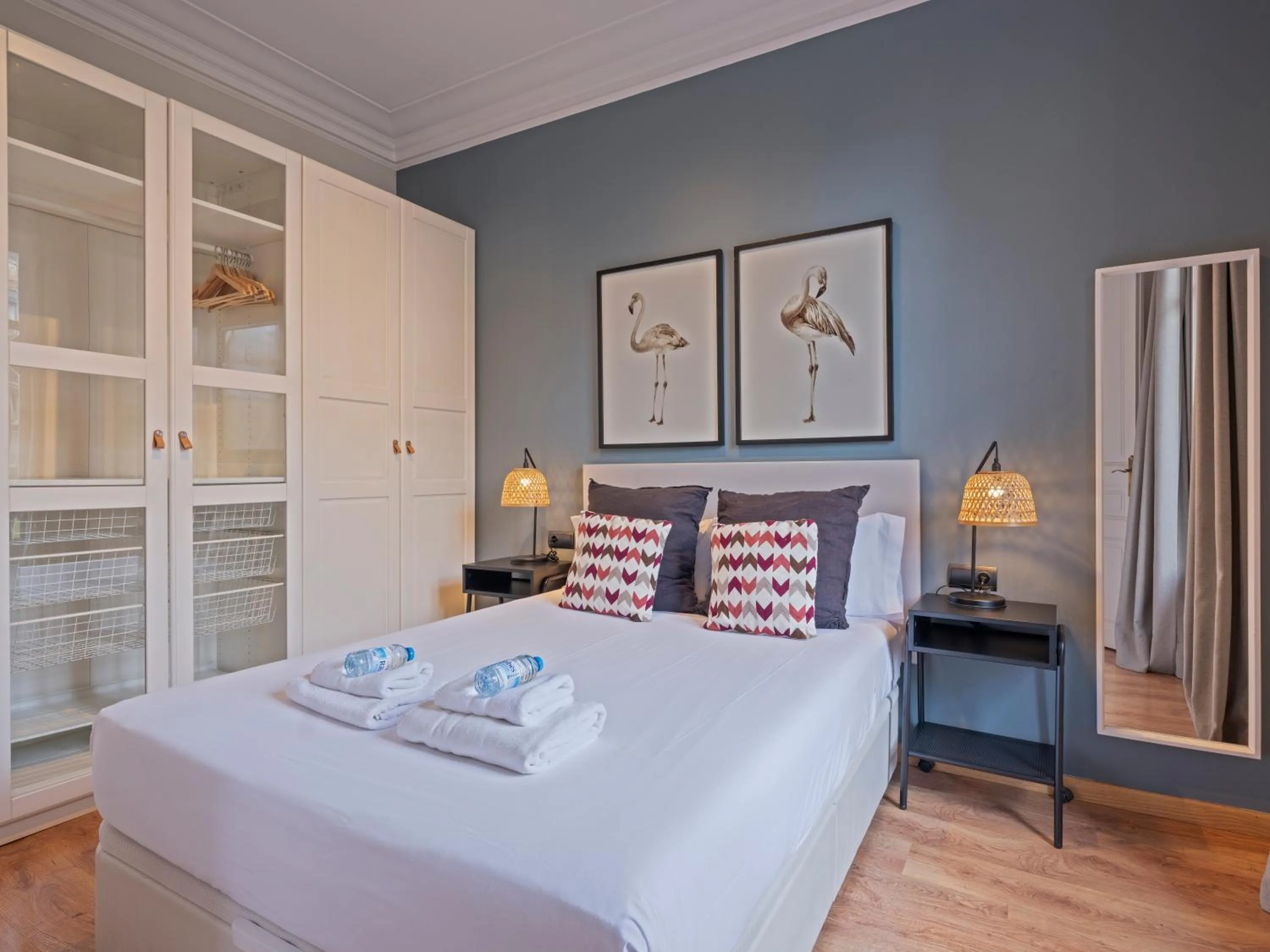 Bedroom, Bed in Numa I Caja Apartments