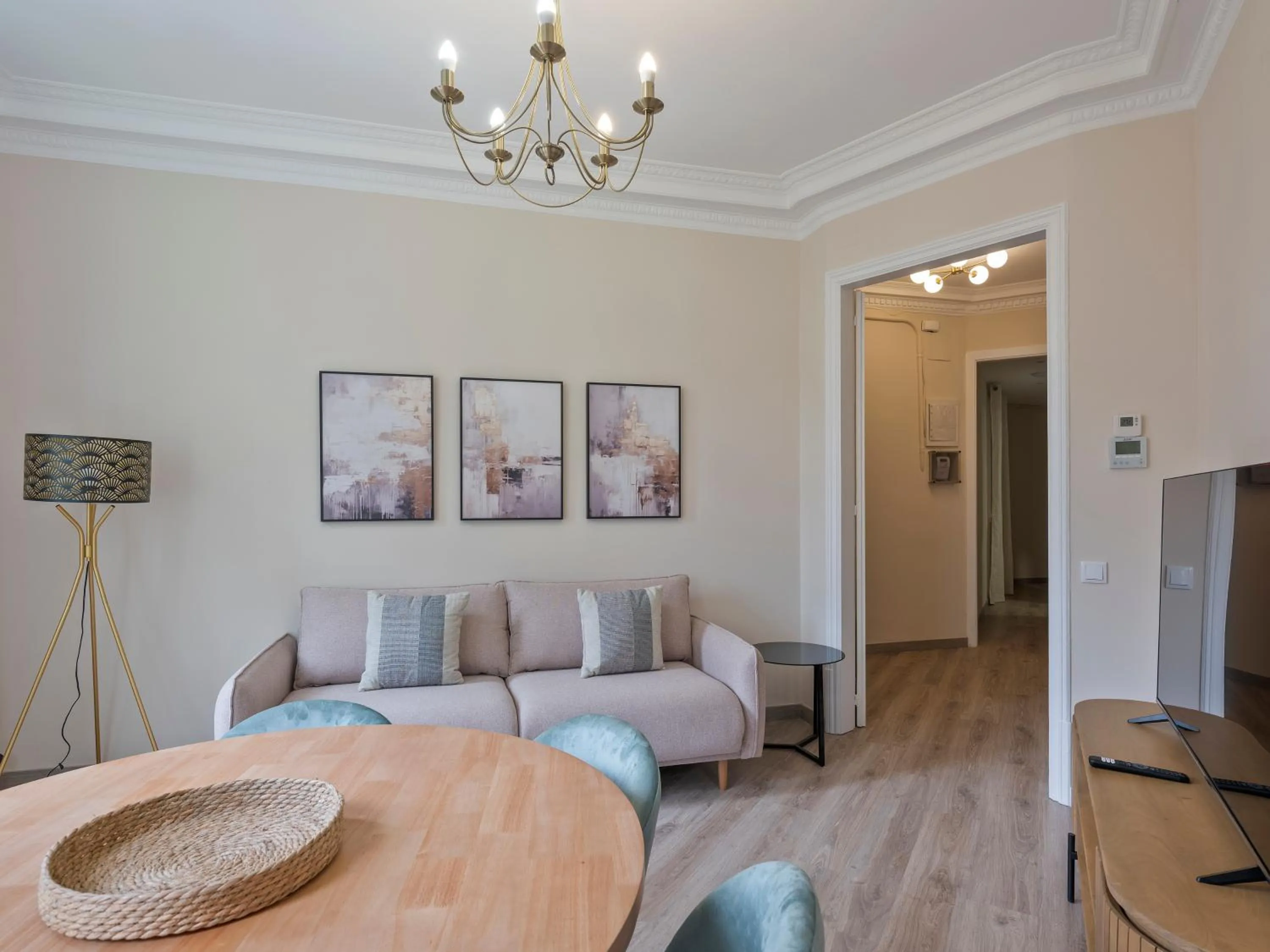 Living room, Bed in Numa I Caja Apartments