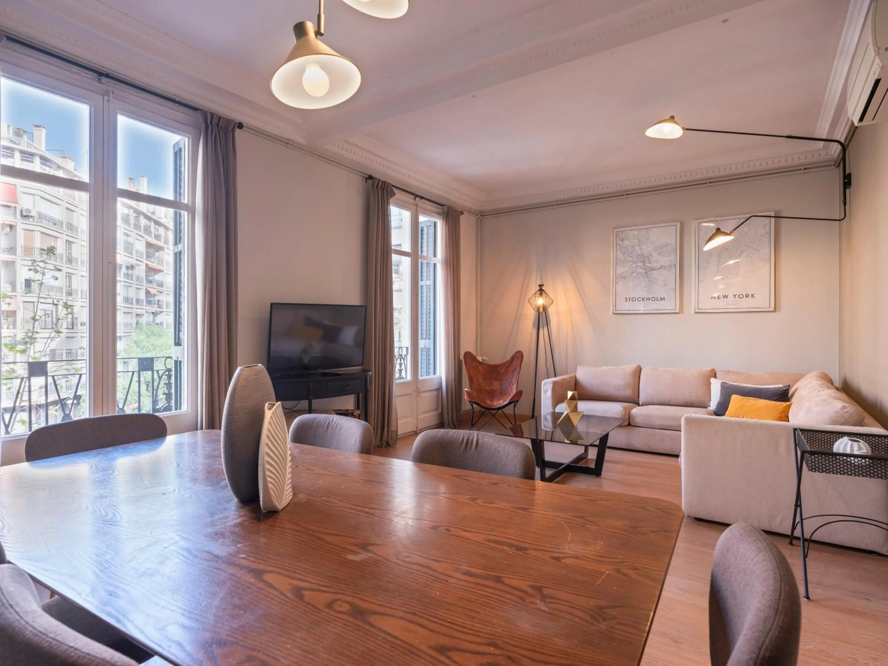 Living room in Numa I Caja Apartments