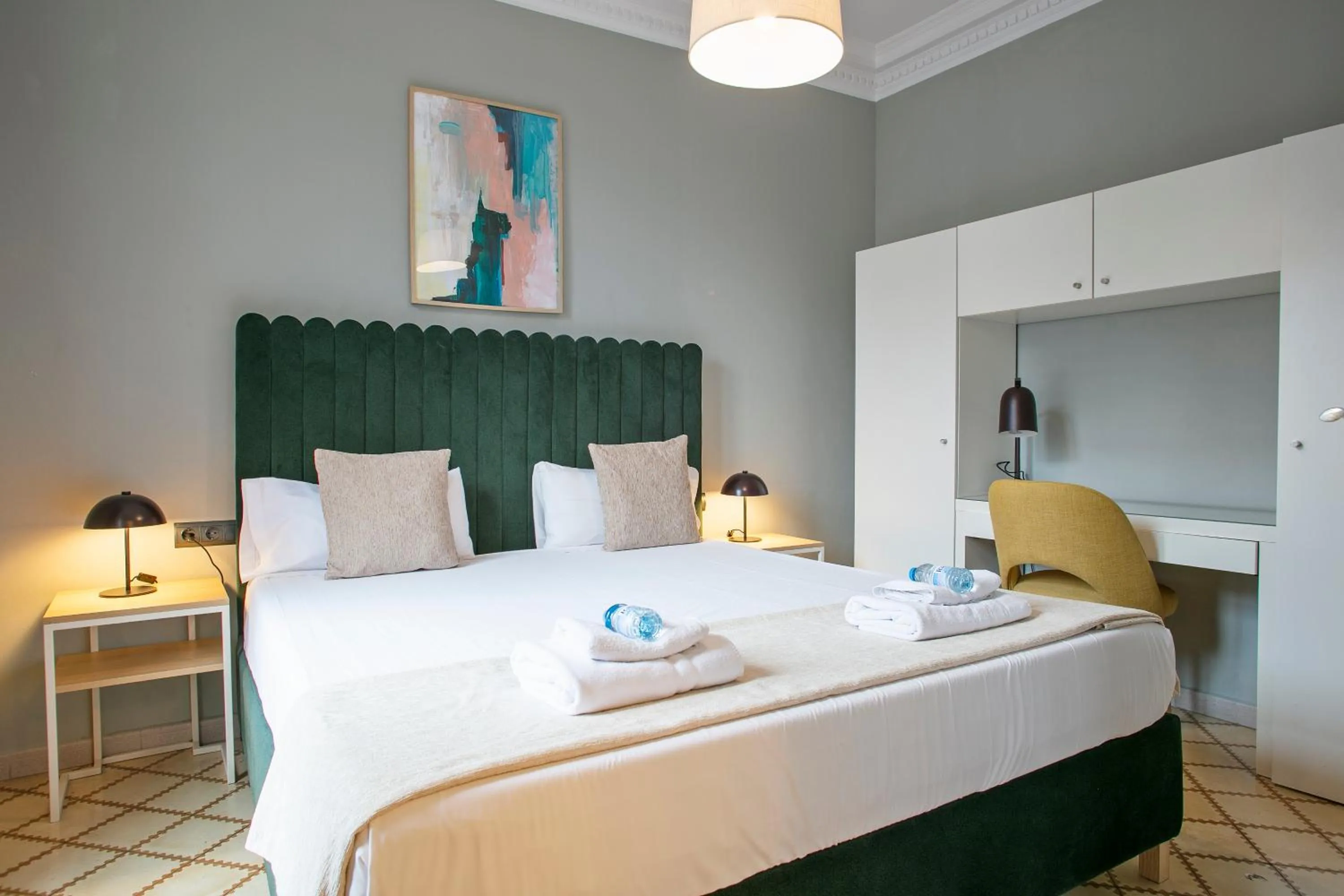 Bedroom, Bed in Numa I Caja Apartments