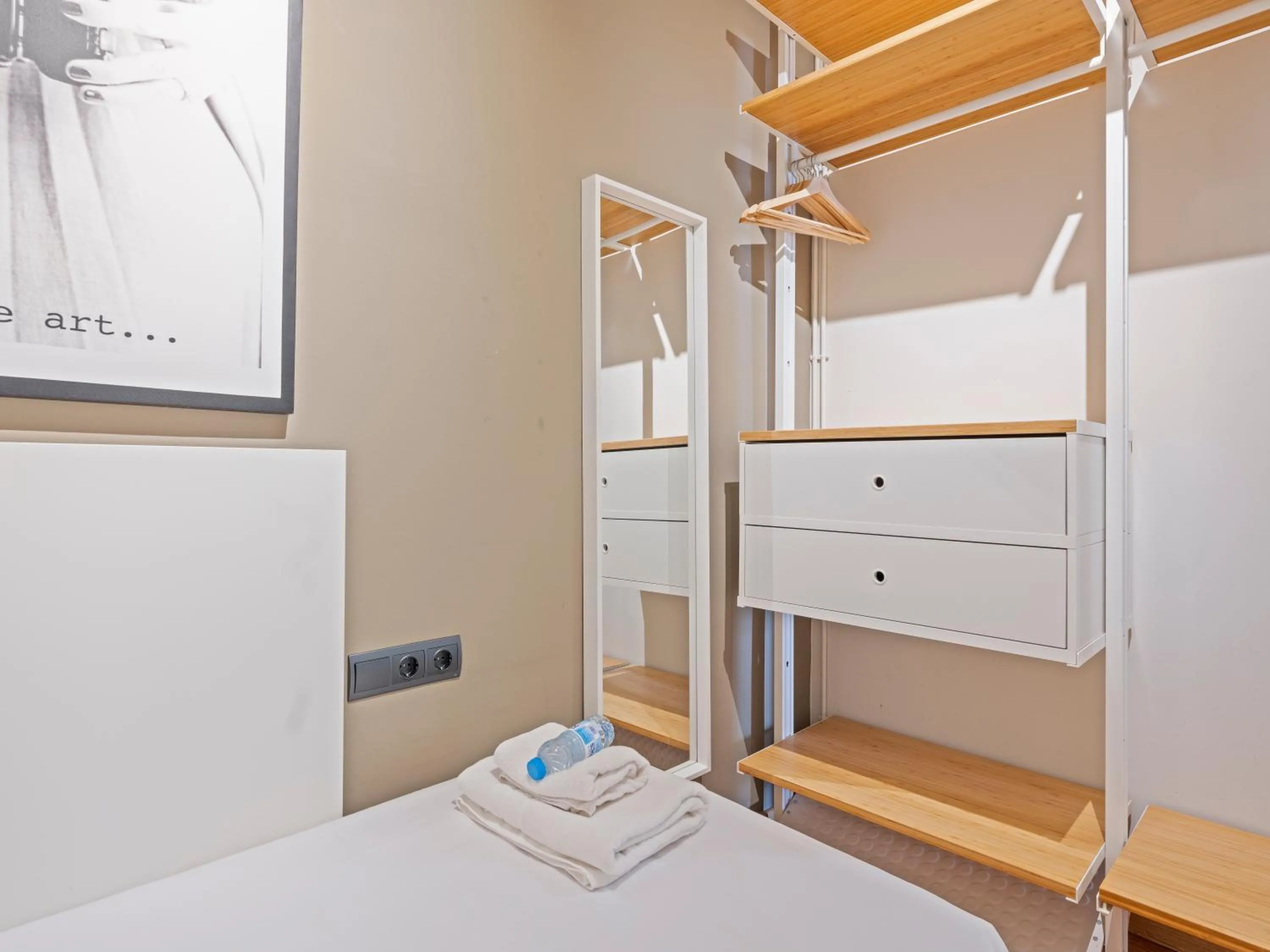 Bedroom, Bed in Numa I Caja Apartments