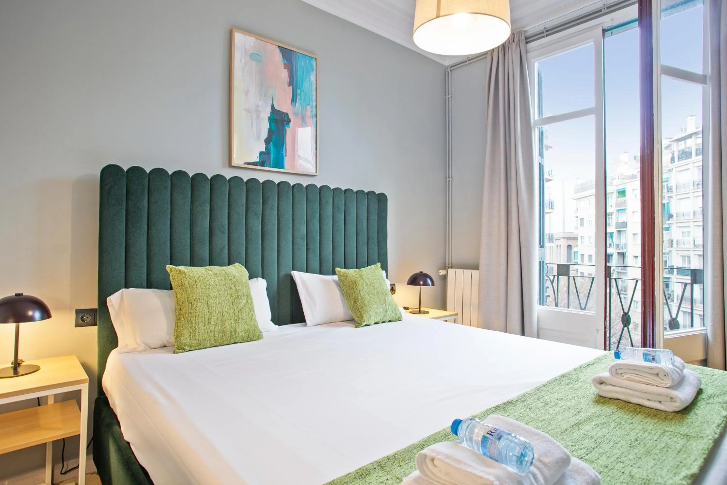 Bedroom, Bed in Numa I Caja Apartments