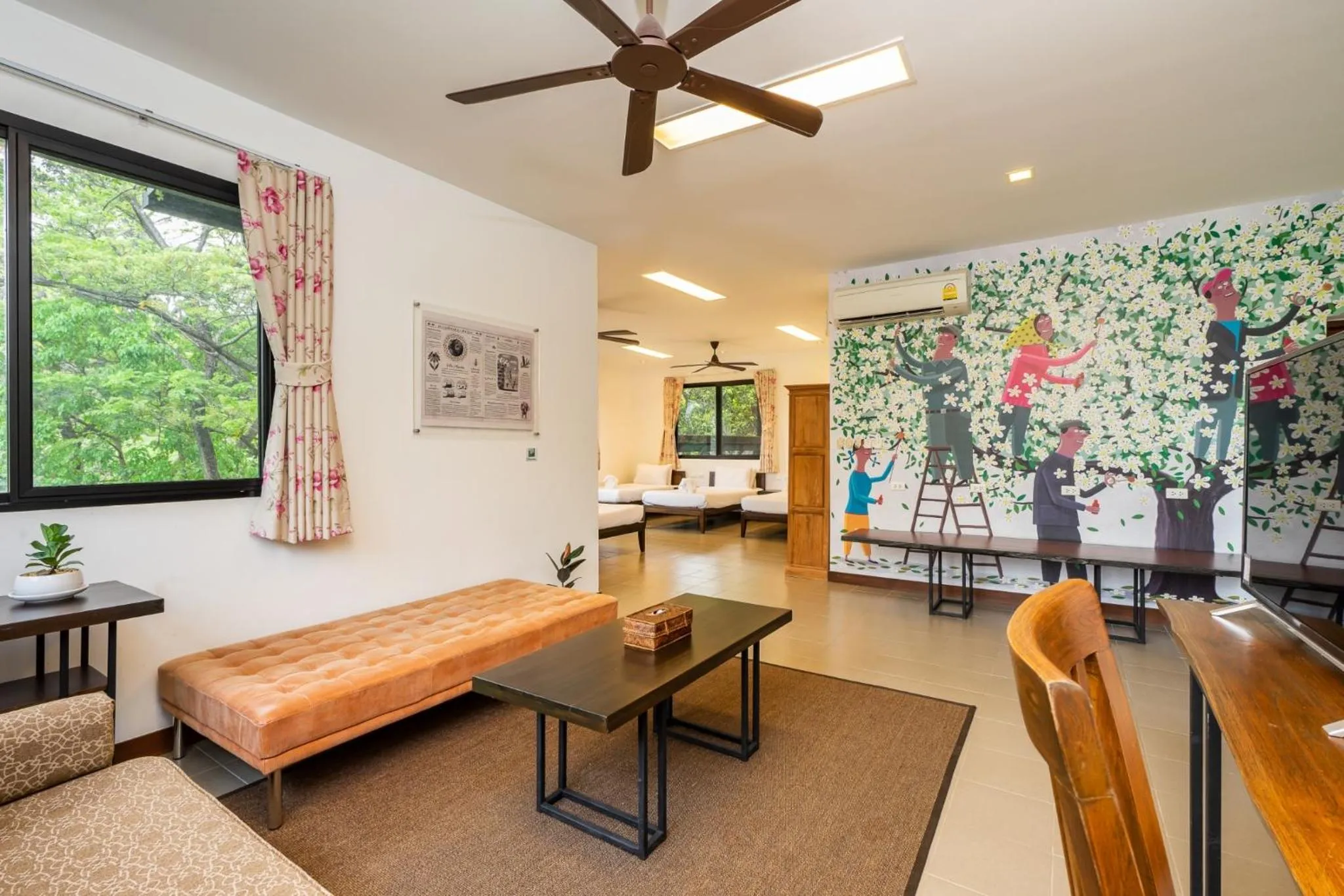 Seating area in Rain Tree Khao Yai Hotel
