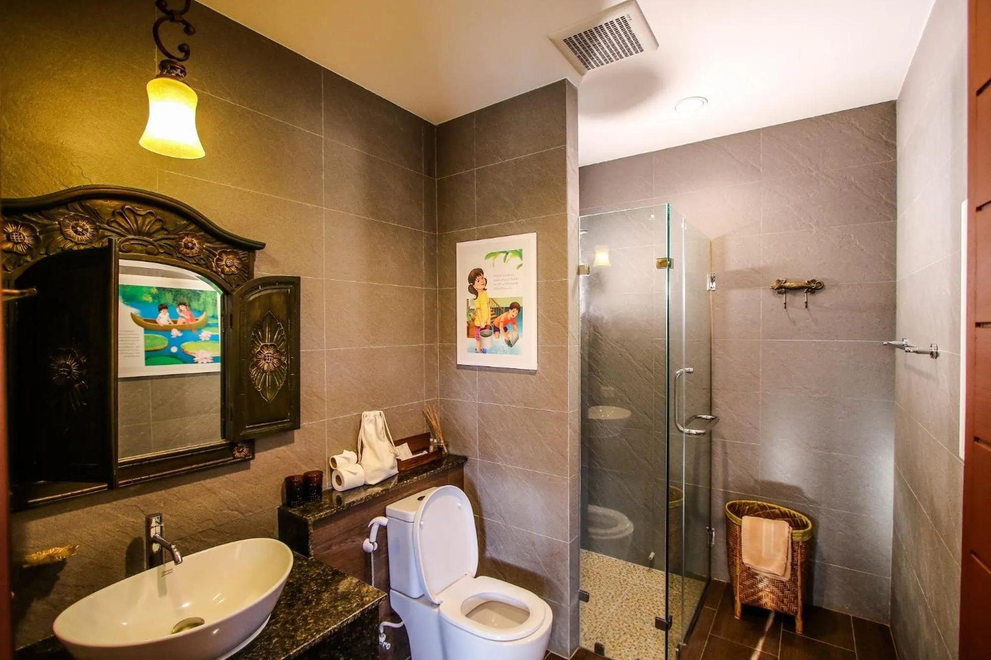 Bathroom in Rain Tree Khao Yai Hotel