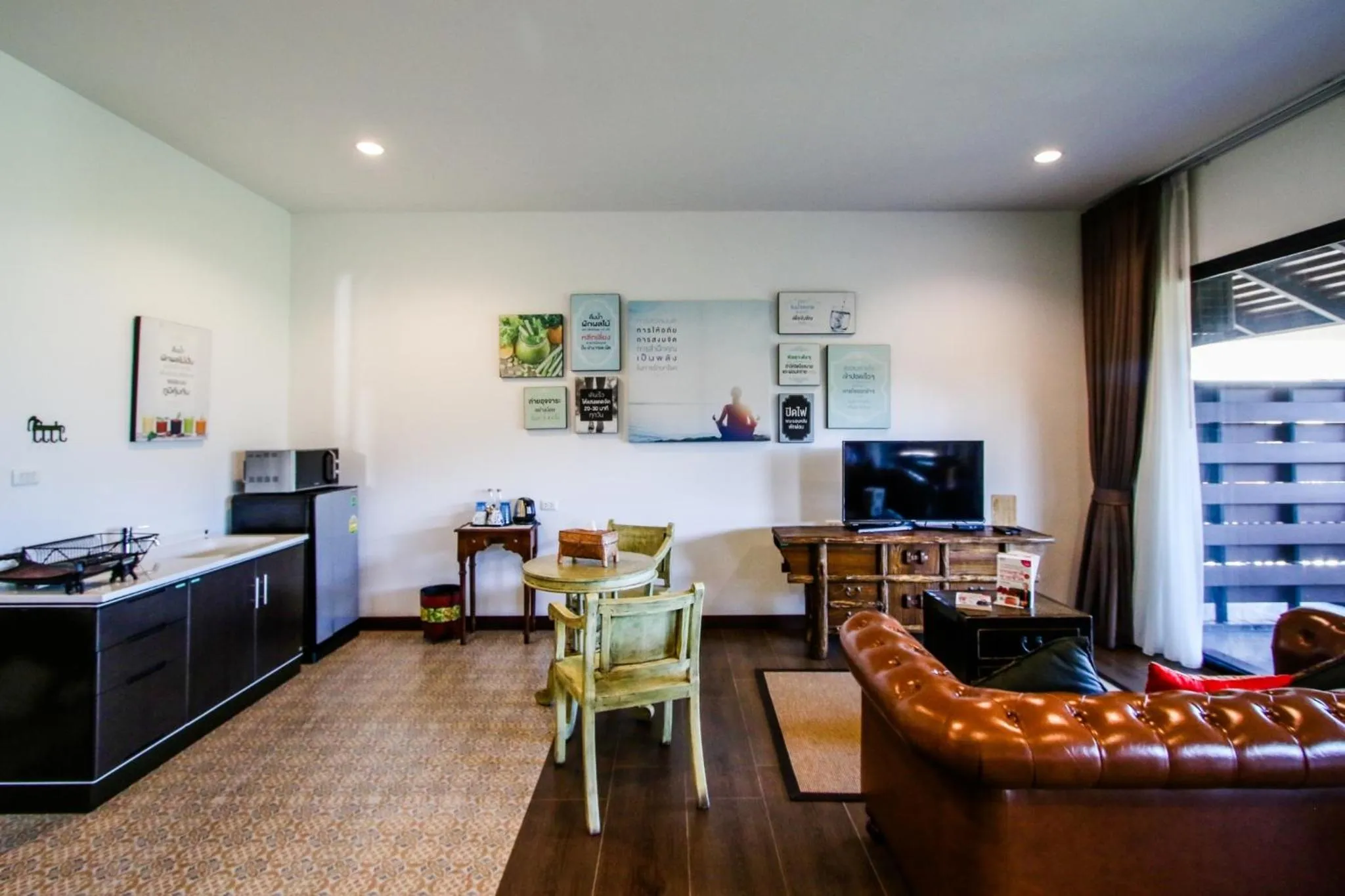 Seating area in Rain Tree Khao Yai Hotel
