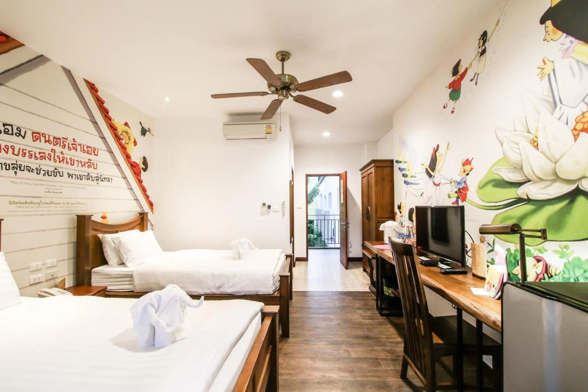 Photo of the whole room, Bed in Rain Tree Khao Yai Hotel