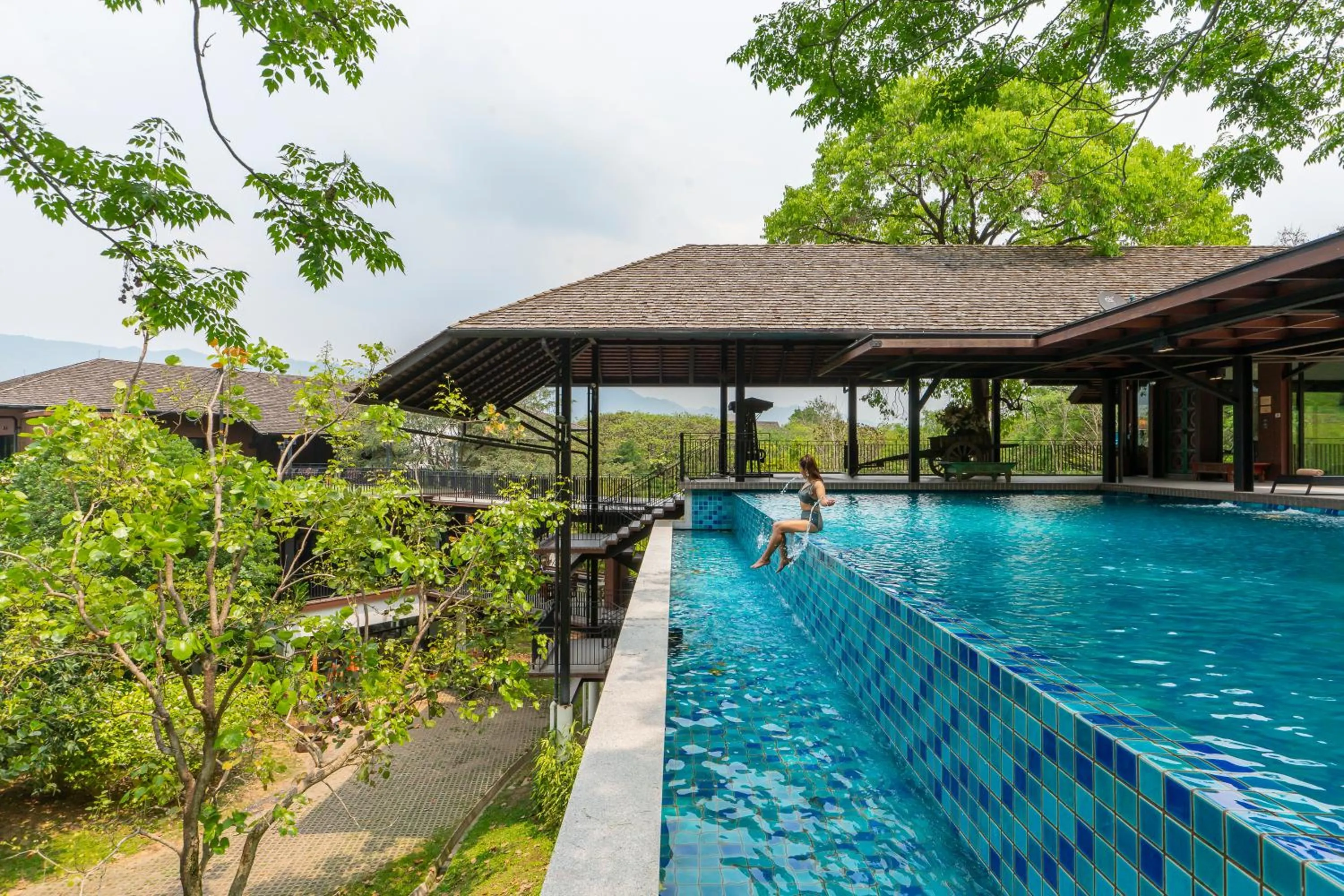 Swimming pool in Rain Tree Khao Yai Hotel
