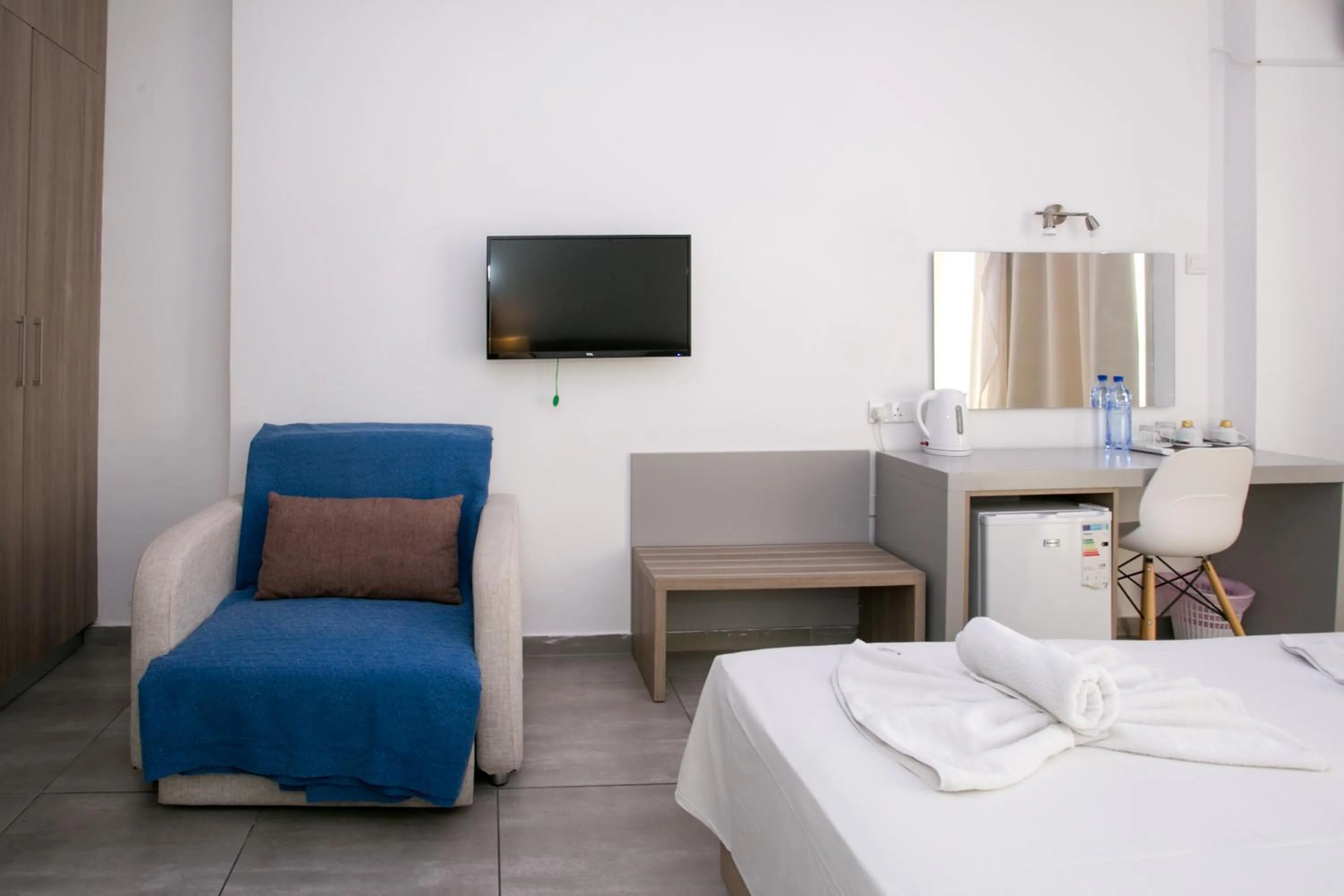 Bed in Flora Maria Hotel