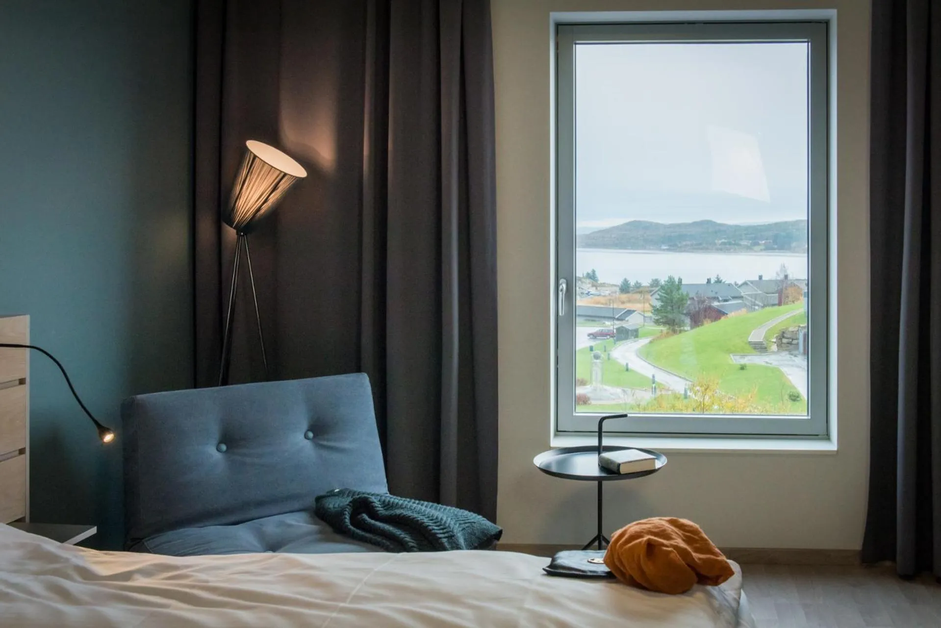 Bed in Hjorten Hotell Hitra