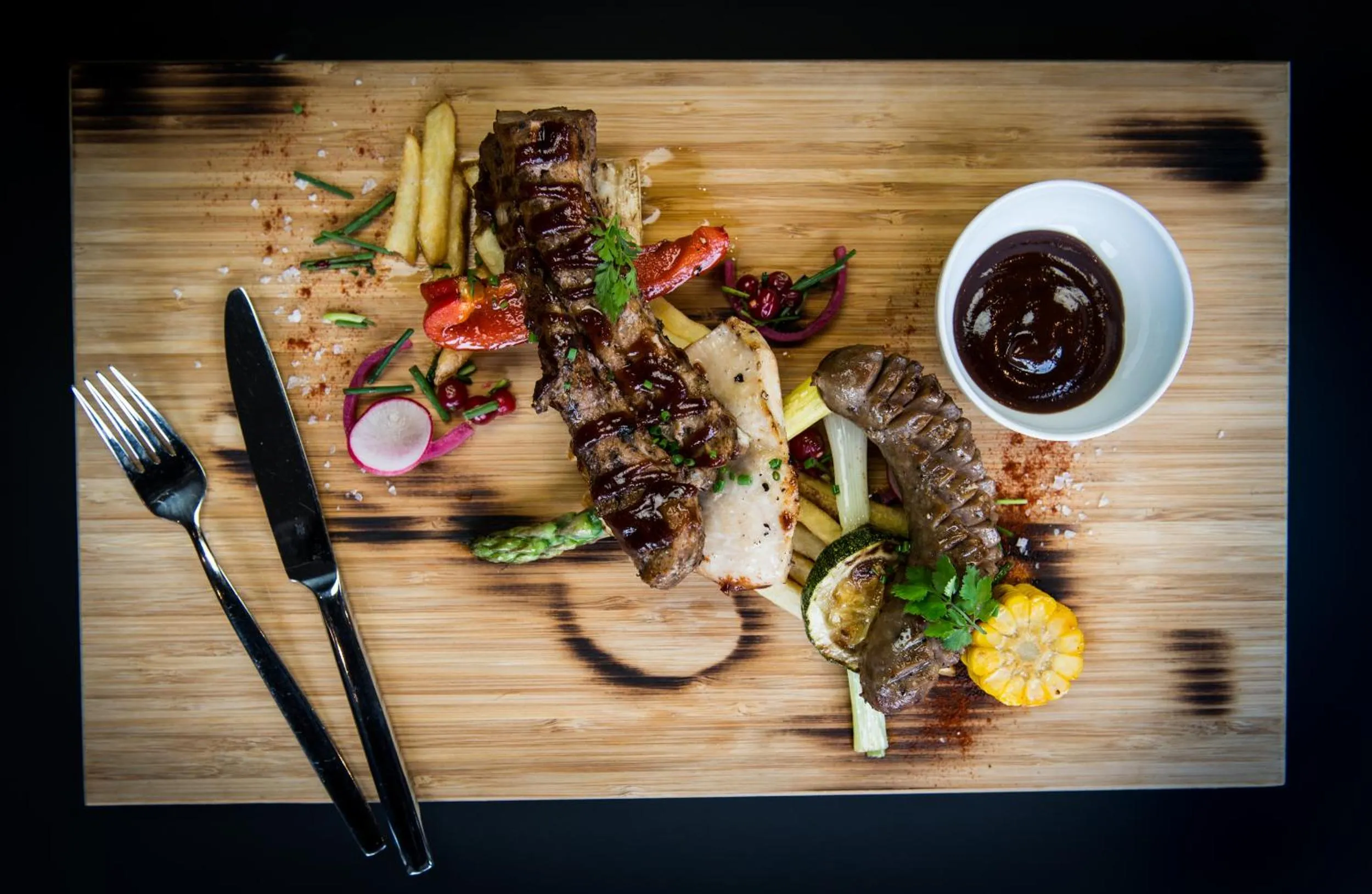 Food close-up in Hjorten Hotell Hitra