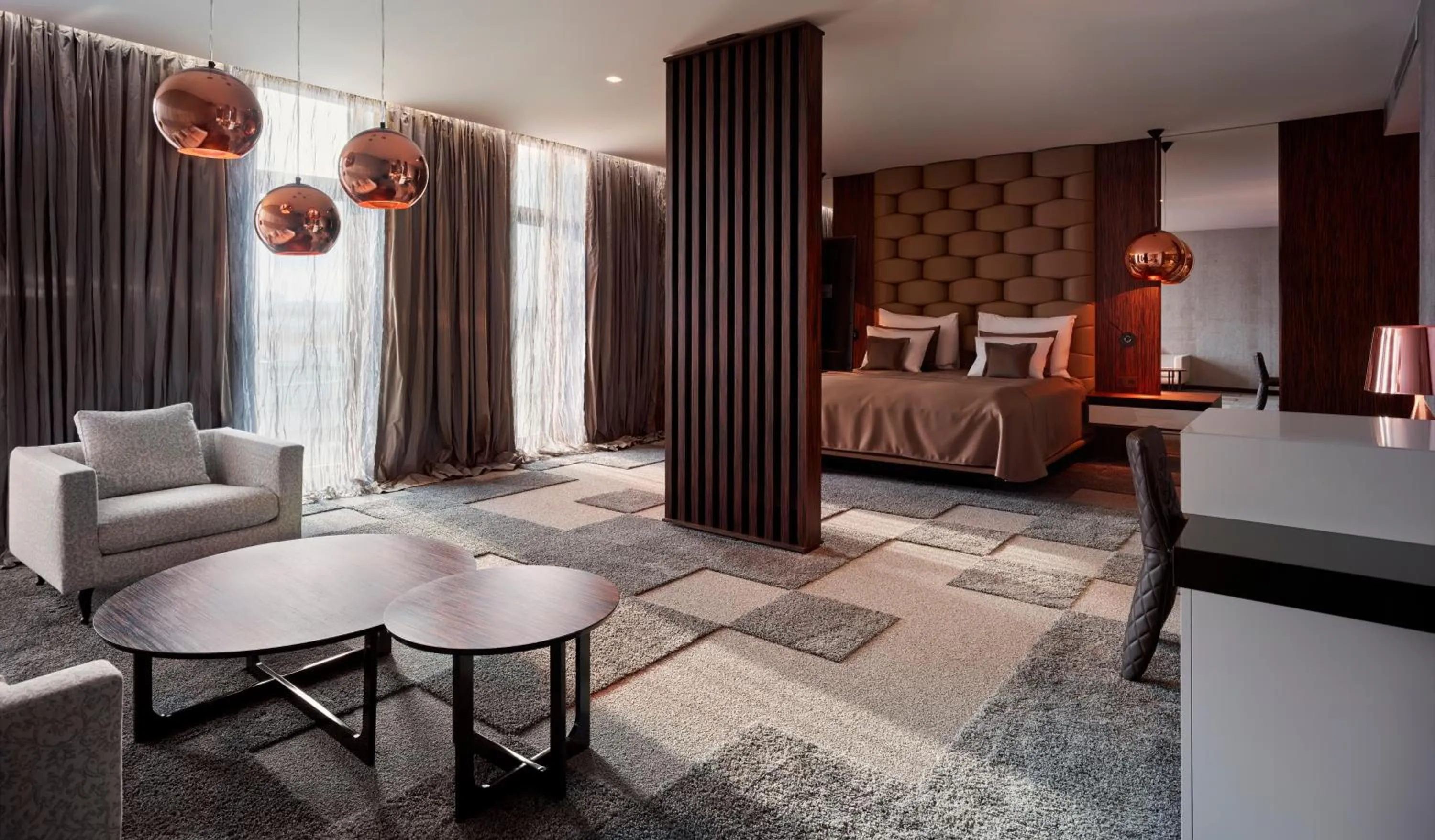 Bed in Theatre Hotel