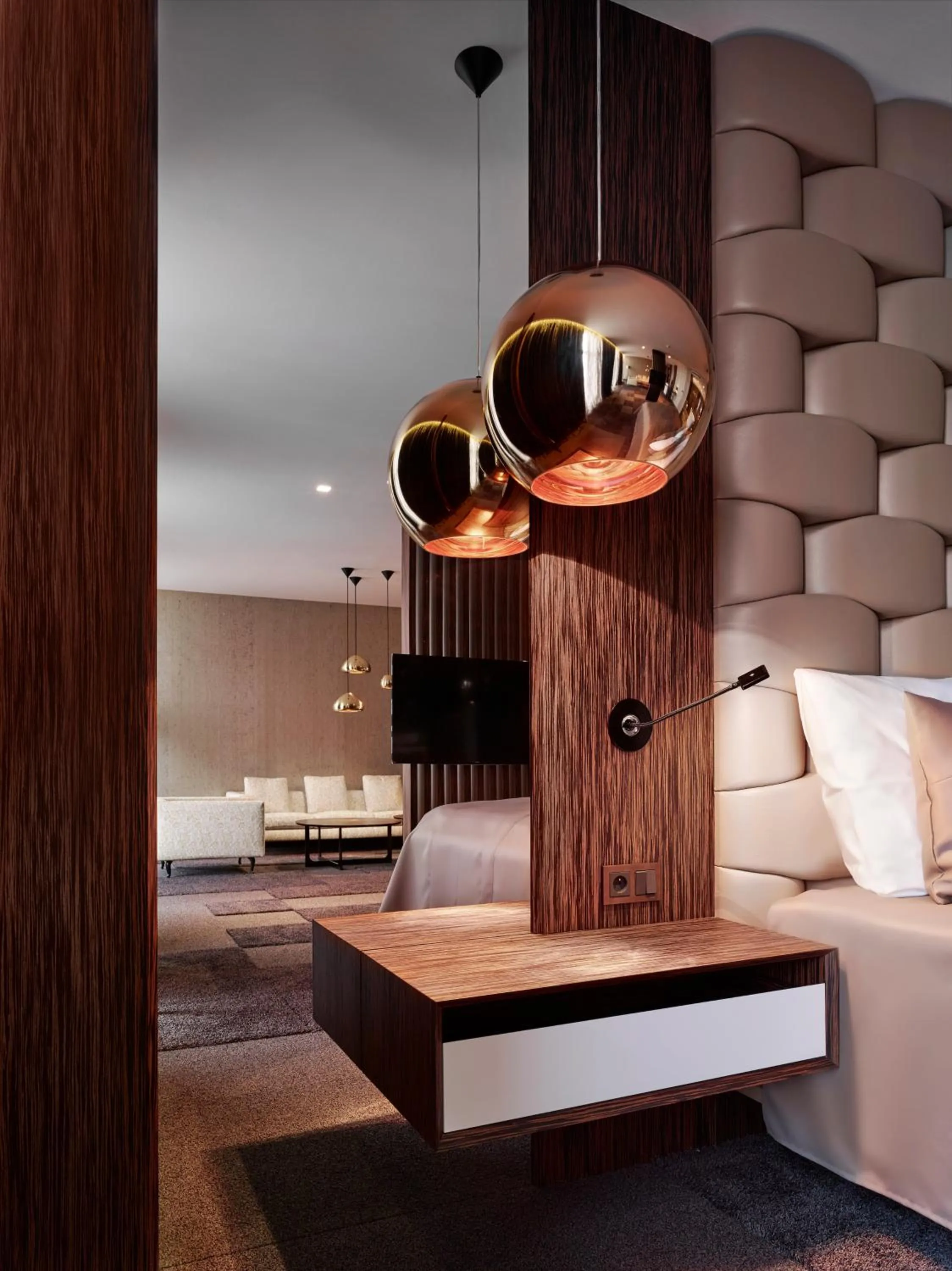 Bed in Theatre Hotel