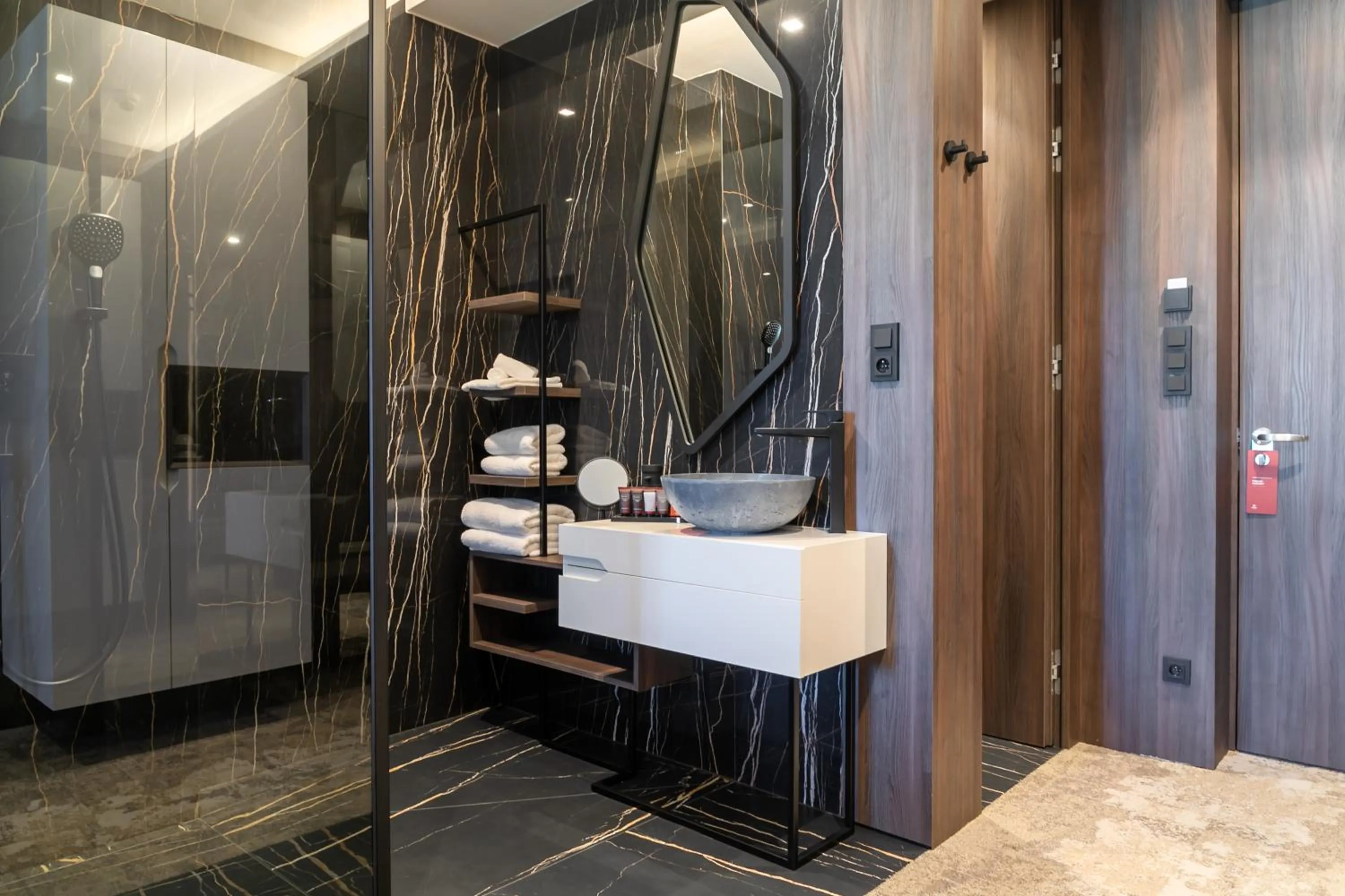 Bathroom in Theatre Hotel