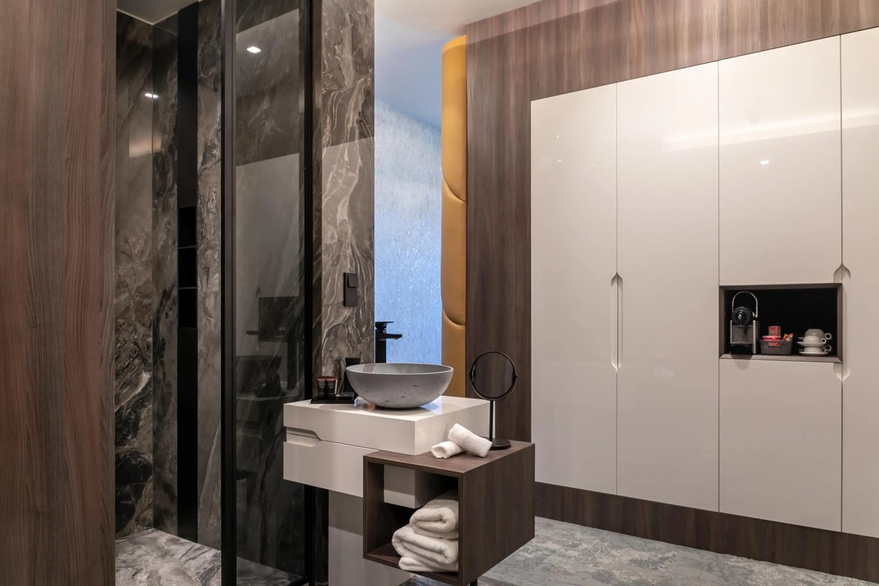 Bathroom in Theatre Hotel