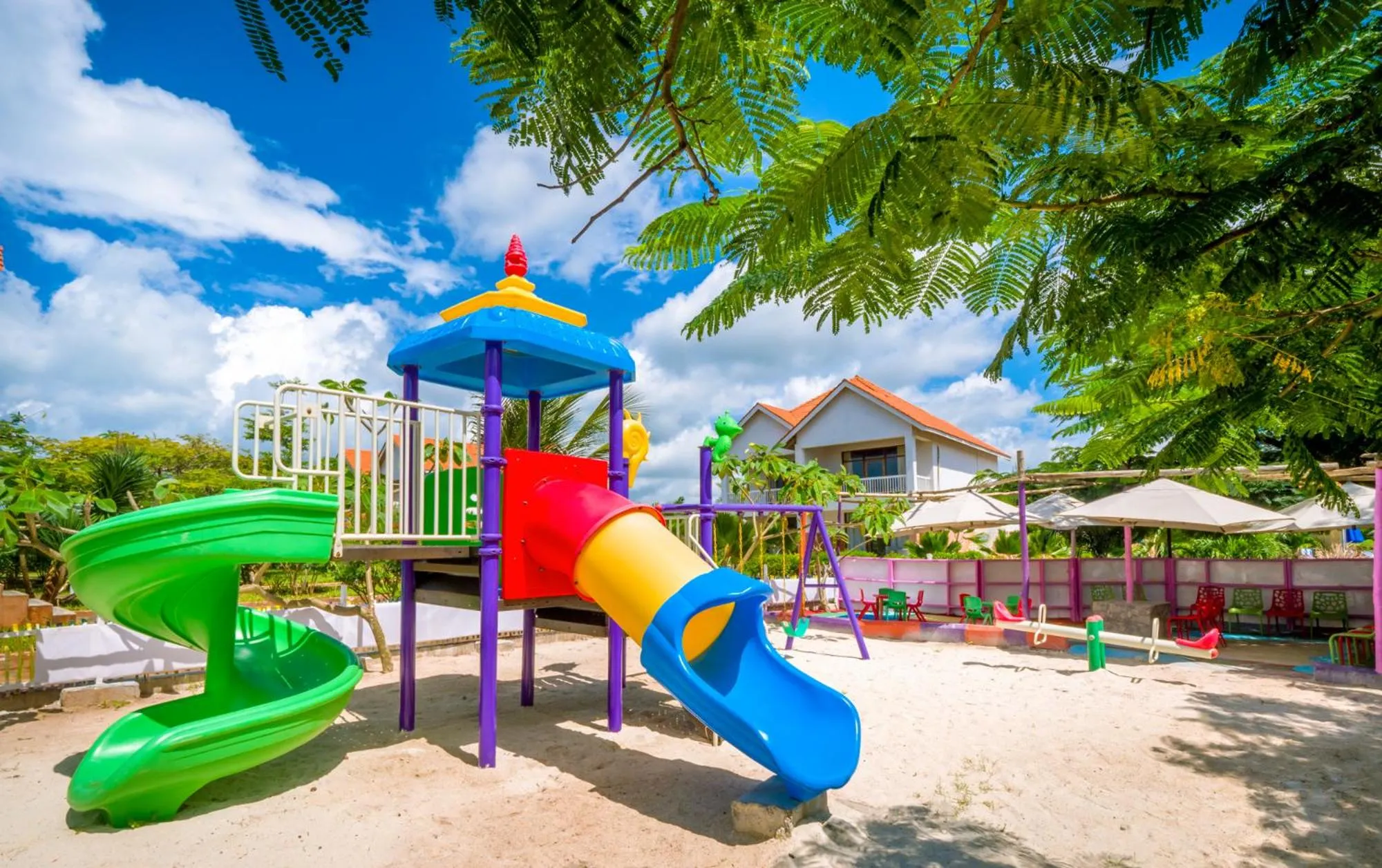 Children play ground in Azao Resort & Spa
