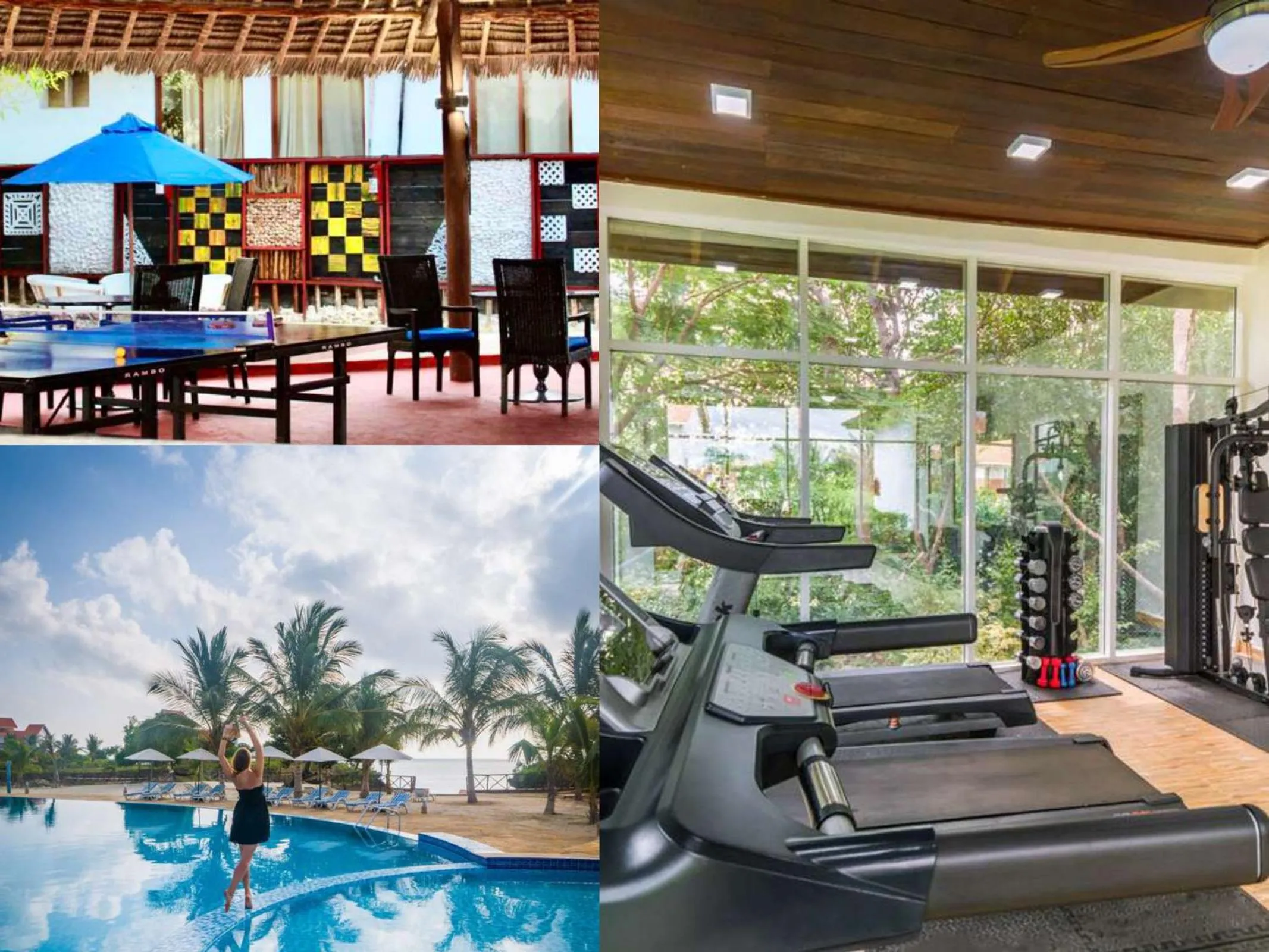 Fitness centre/facilities in Azao Resort & Spa