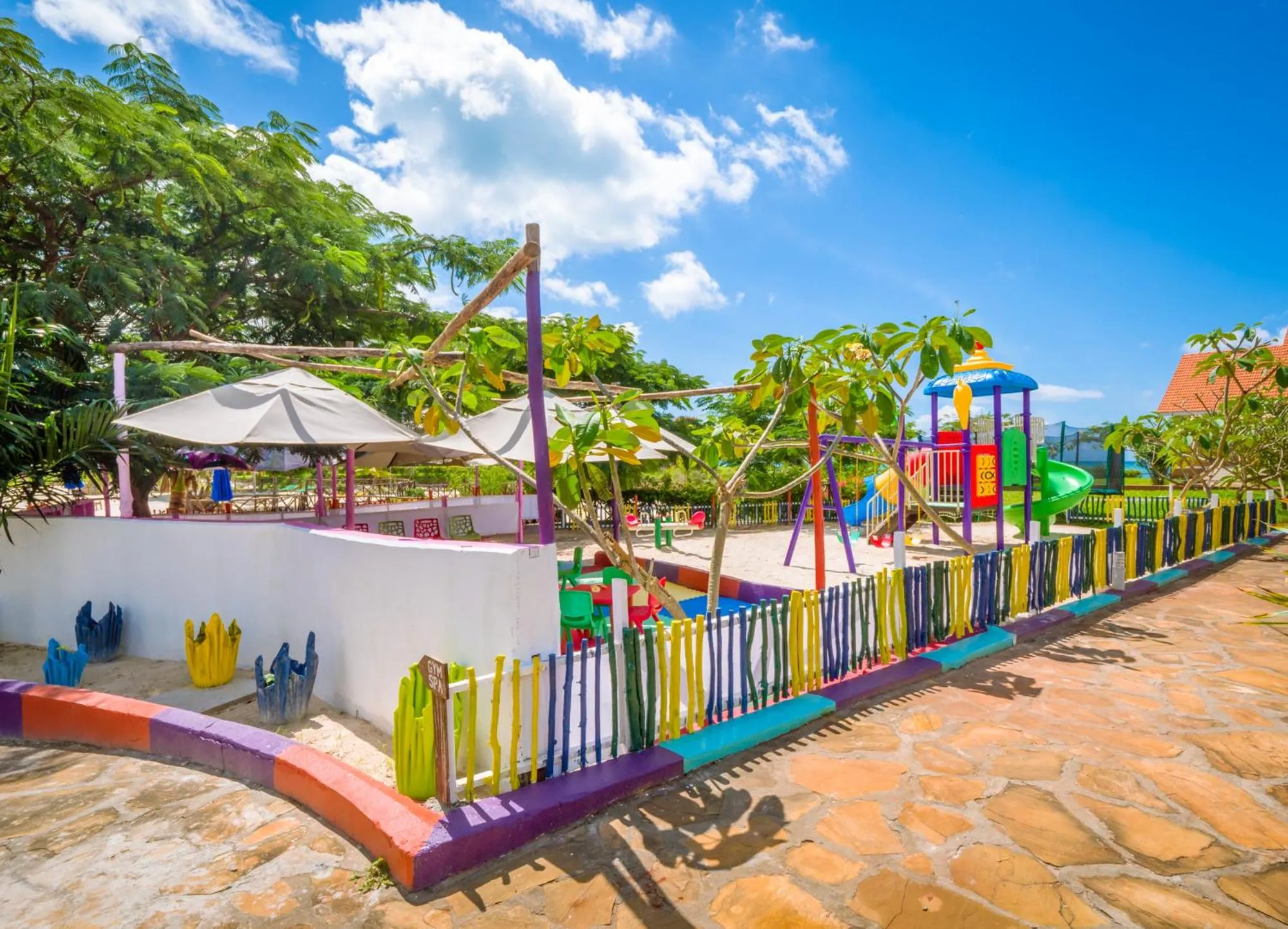 Children play ground in Azao Resort & Spa