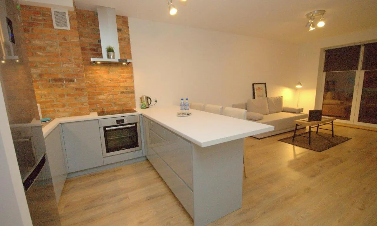 Kitchen or kitchenette in IRS ROYAL APARTMENTS Apartamenty IRS Morenowe Wzgórza