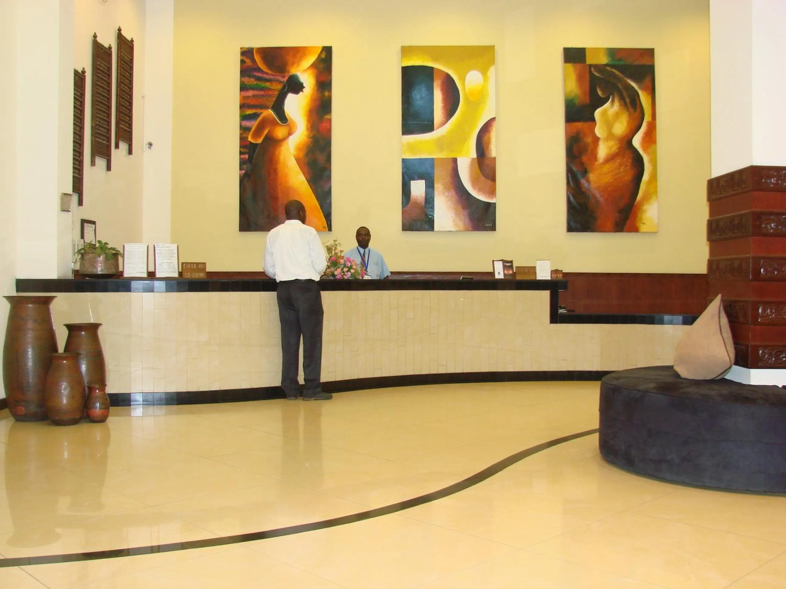 Lobby or reception in Royal Court Hotel