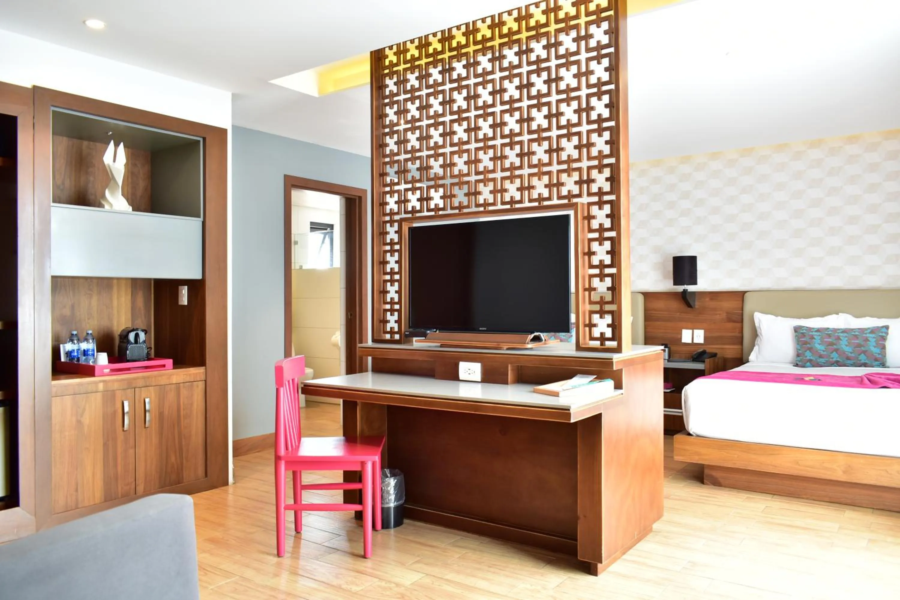 Bed in FCH Hotel Expo Adults only