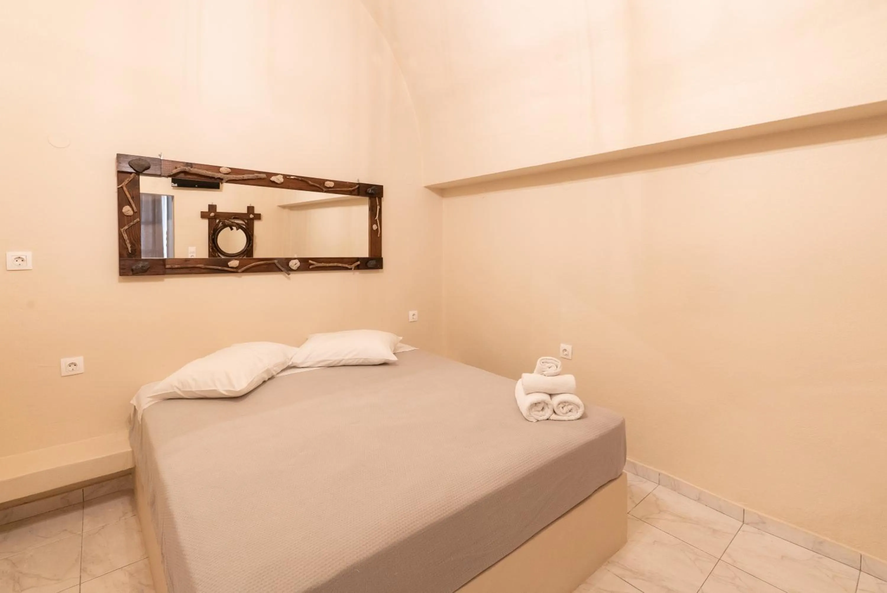 Bedroom, Bed in Villa Toula