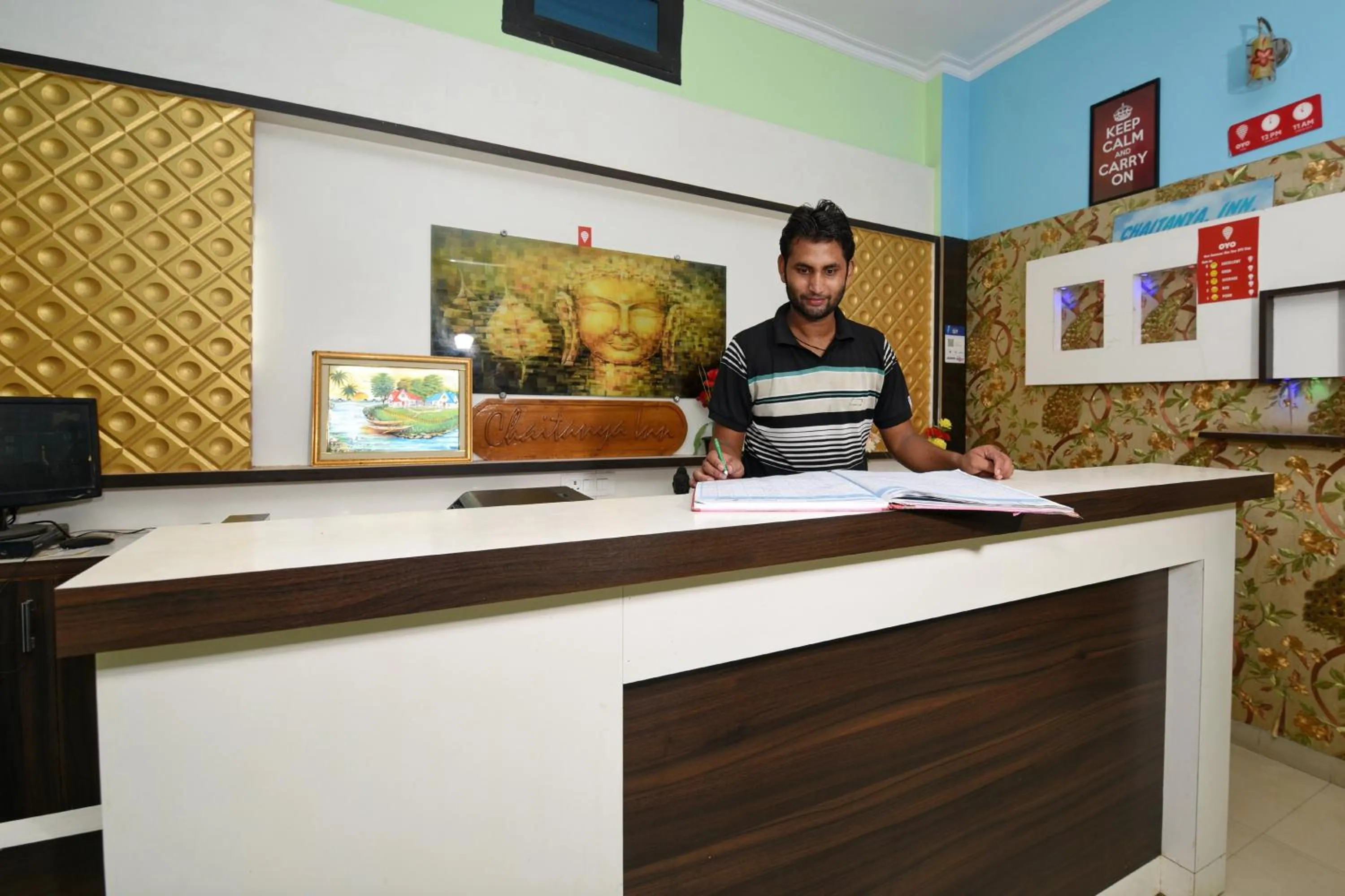 Lobby or reception in Hotel O Chaitanya Inn