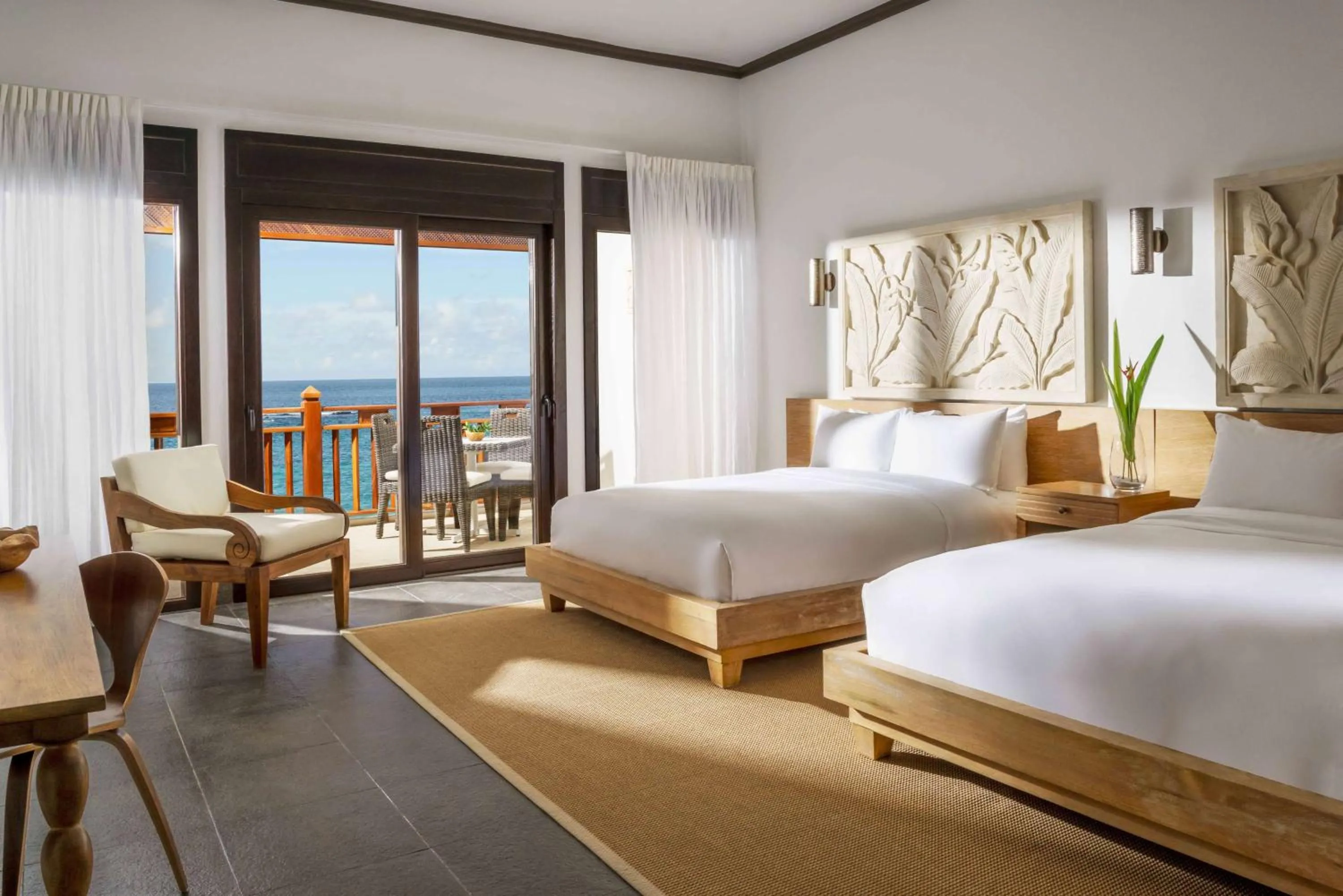 Bed in Zemi Beach House, LXR Hotels & Resorts